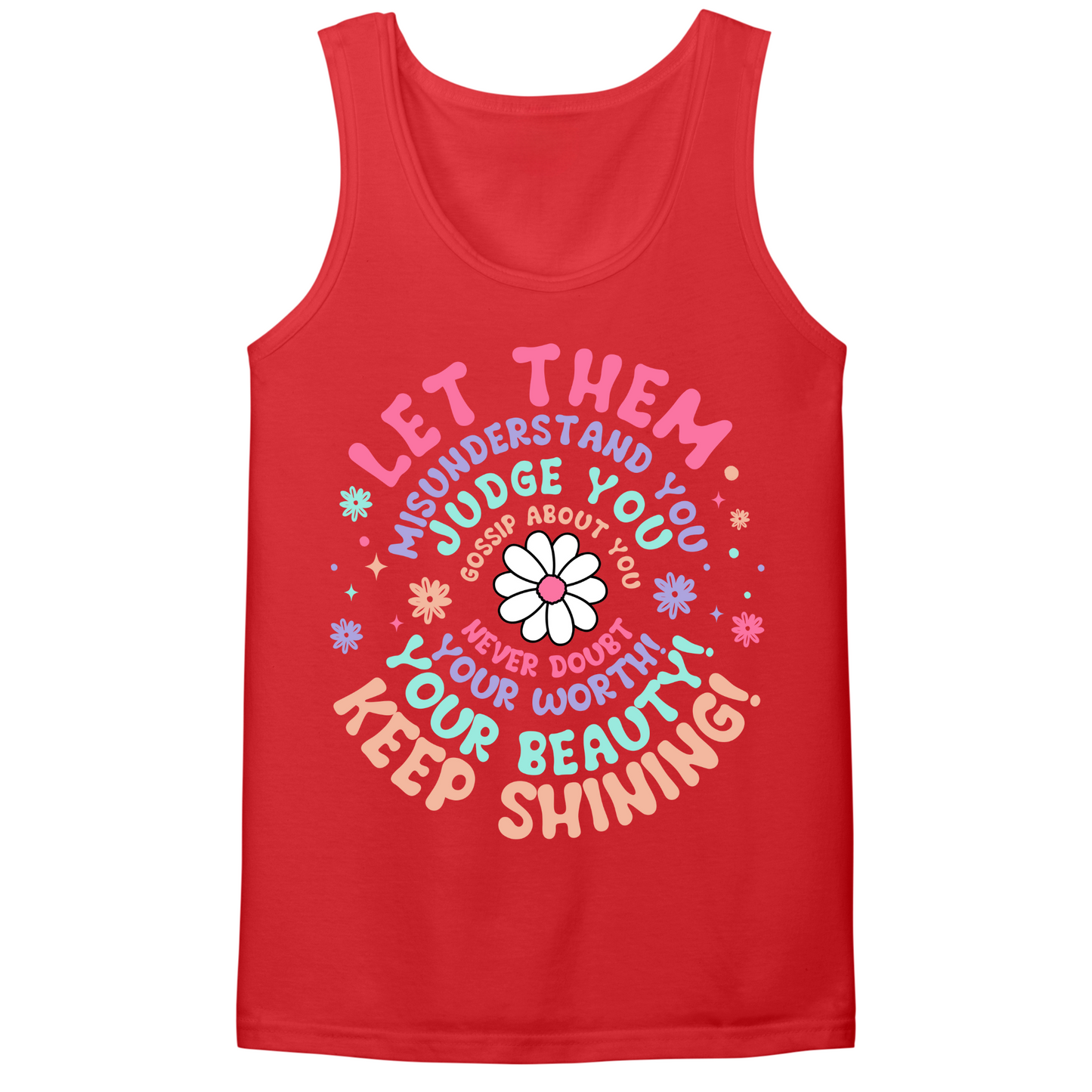Let Them Mens Tank Top