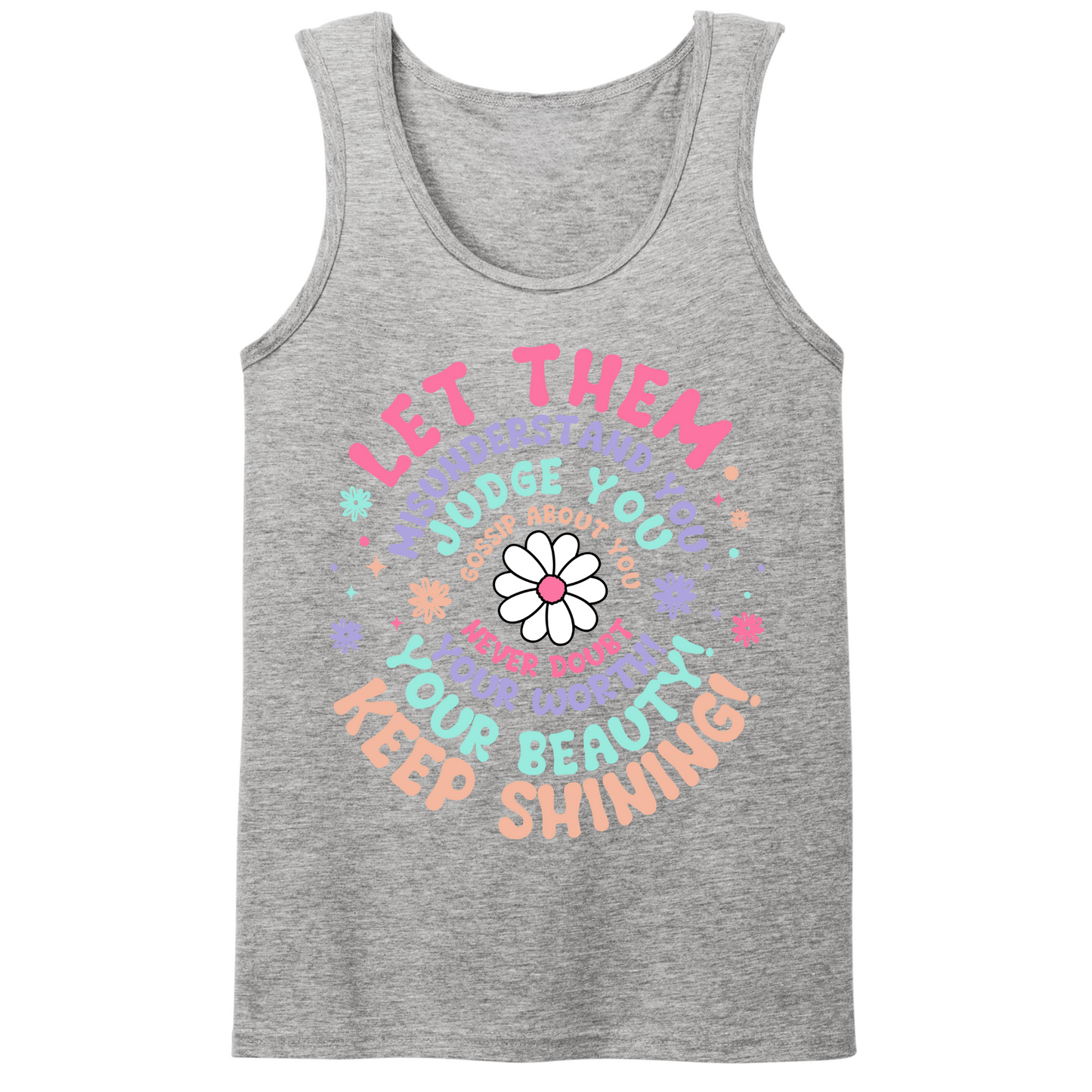 Let Them Mens Tank Top