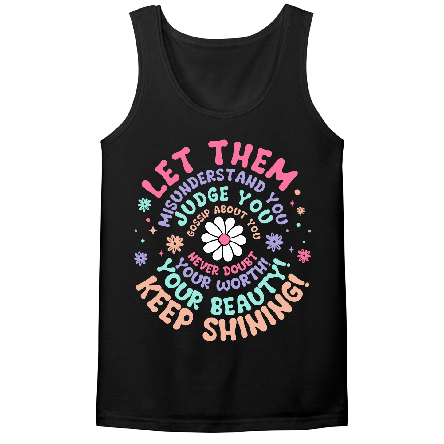 Let Them Mens Tank Top