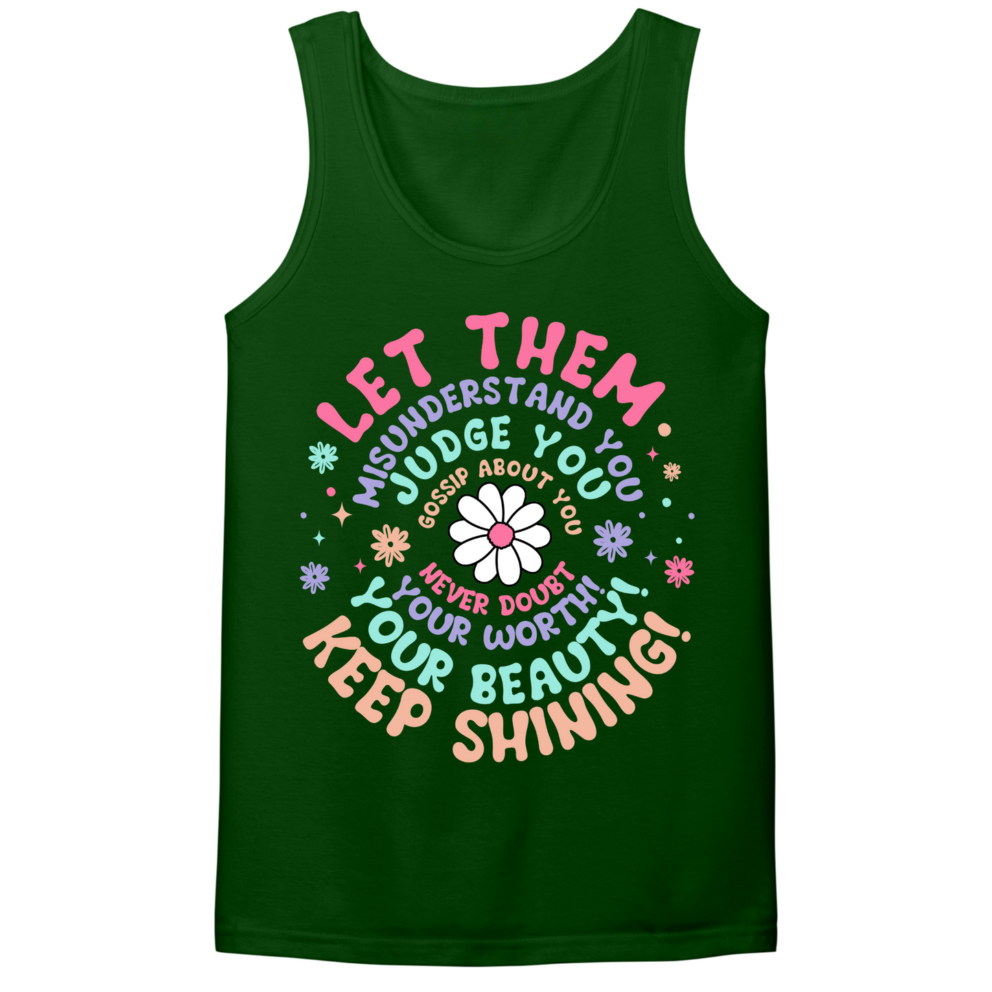 Let Them Mens Tank Top