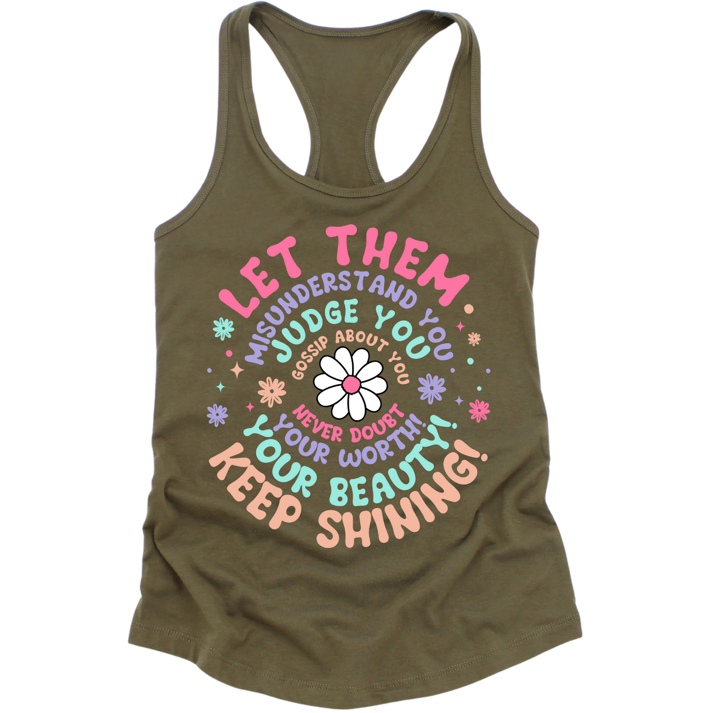 Let Them Womens Tank Top