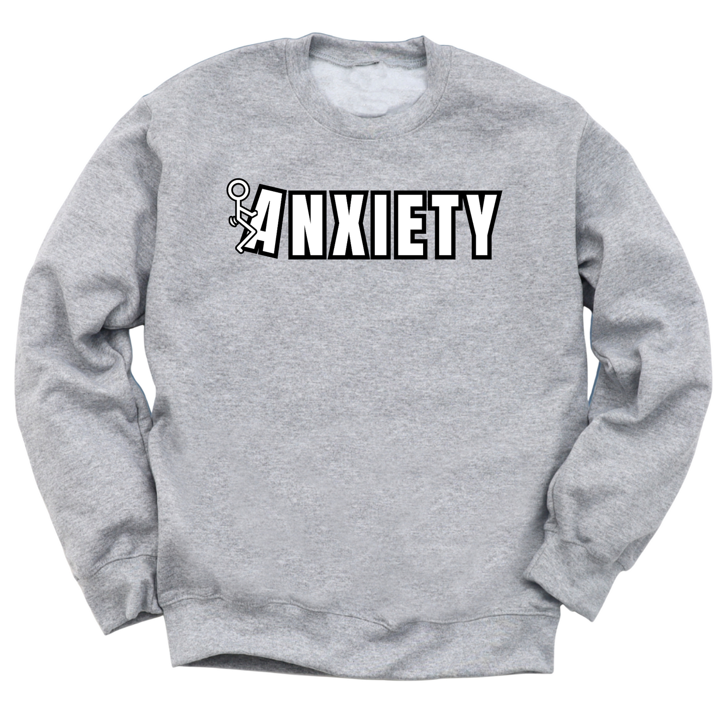 Fuck Anxiety Crewneck Sweater