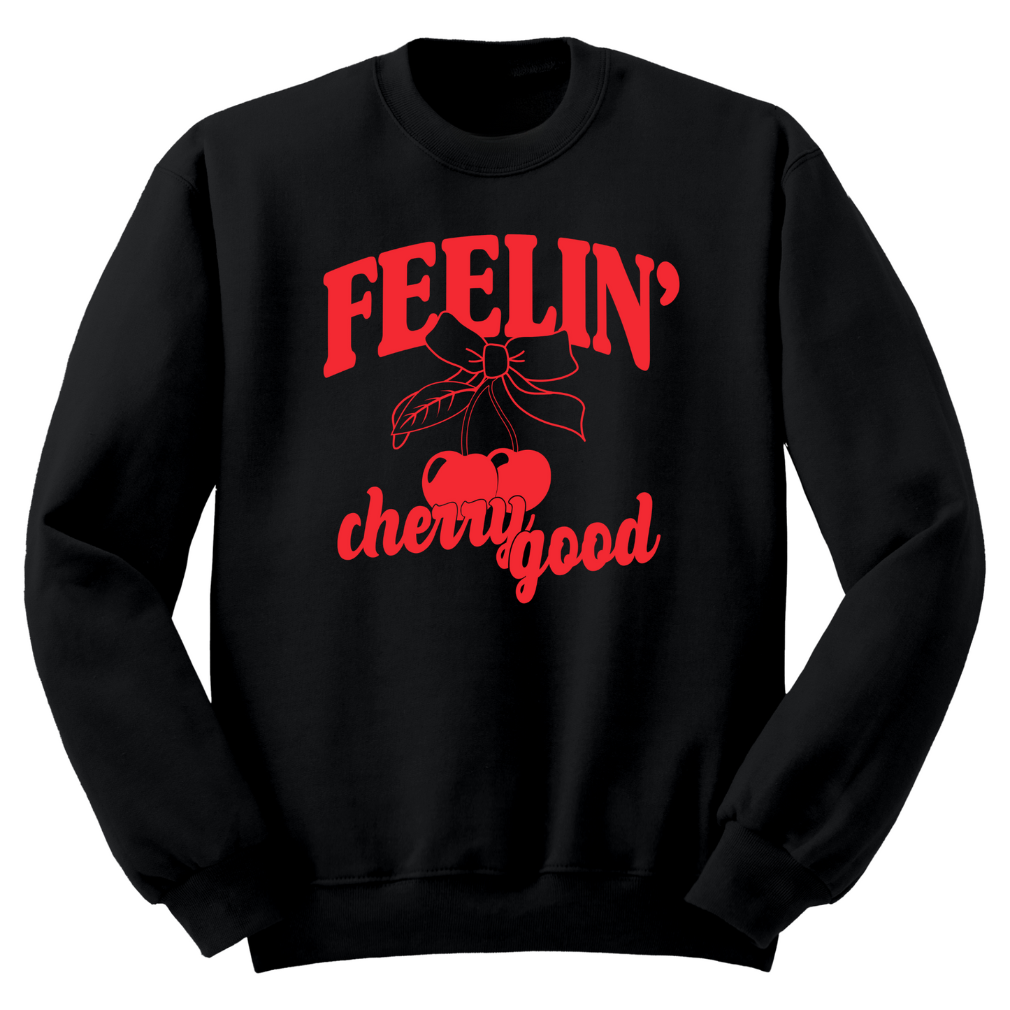 Feelin' Cherry Good Crewneck Sweater