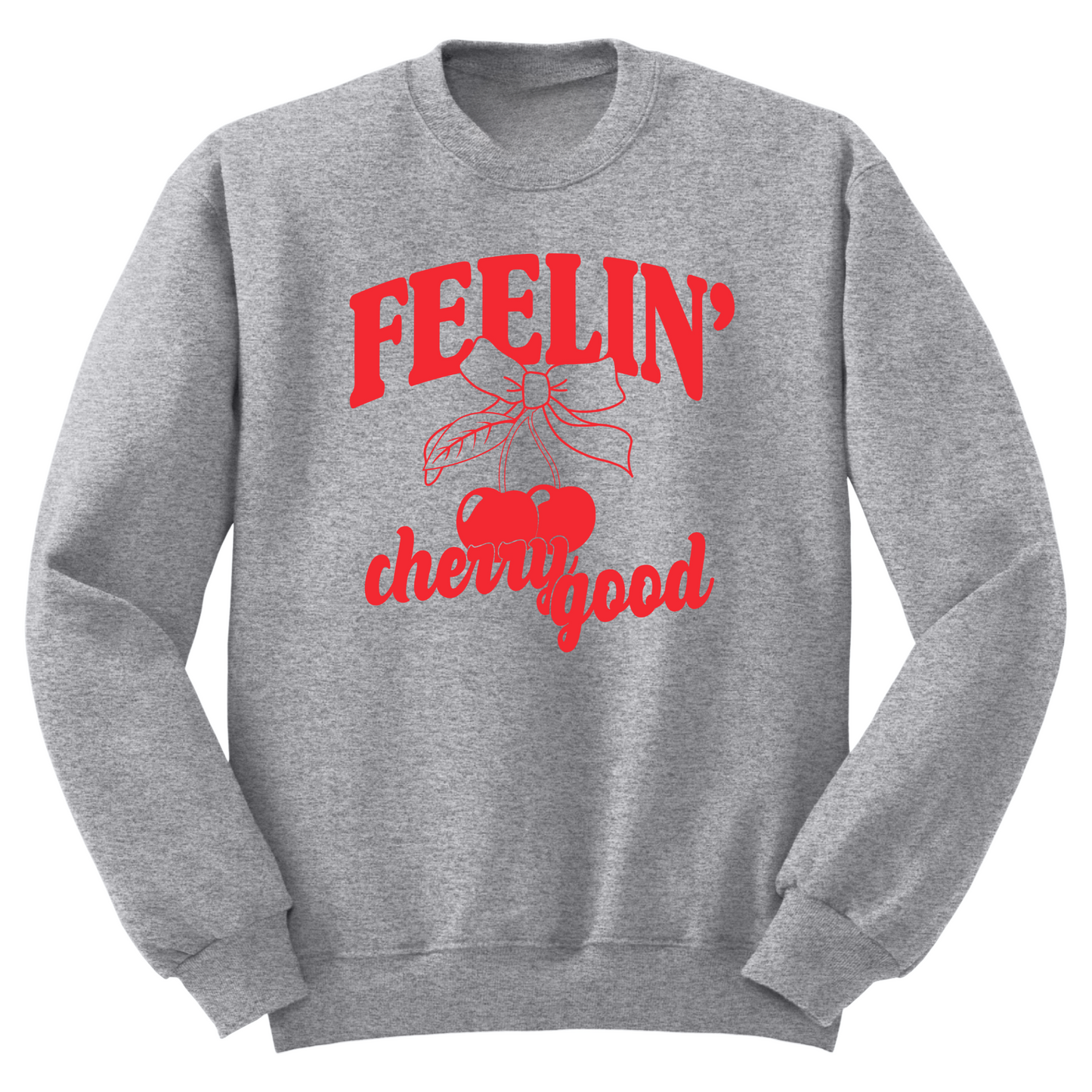 Feelin' Cherry Good Crewneck Sweater