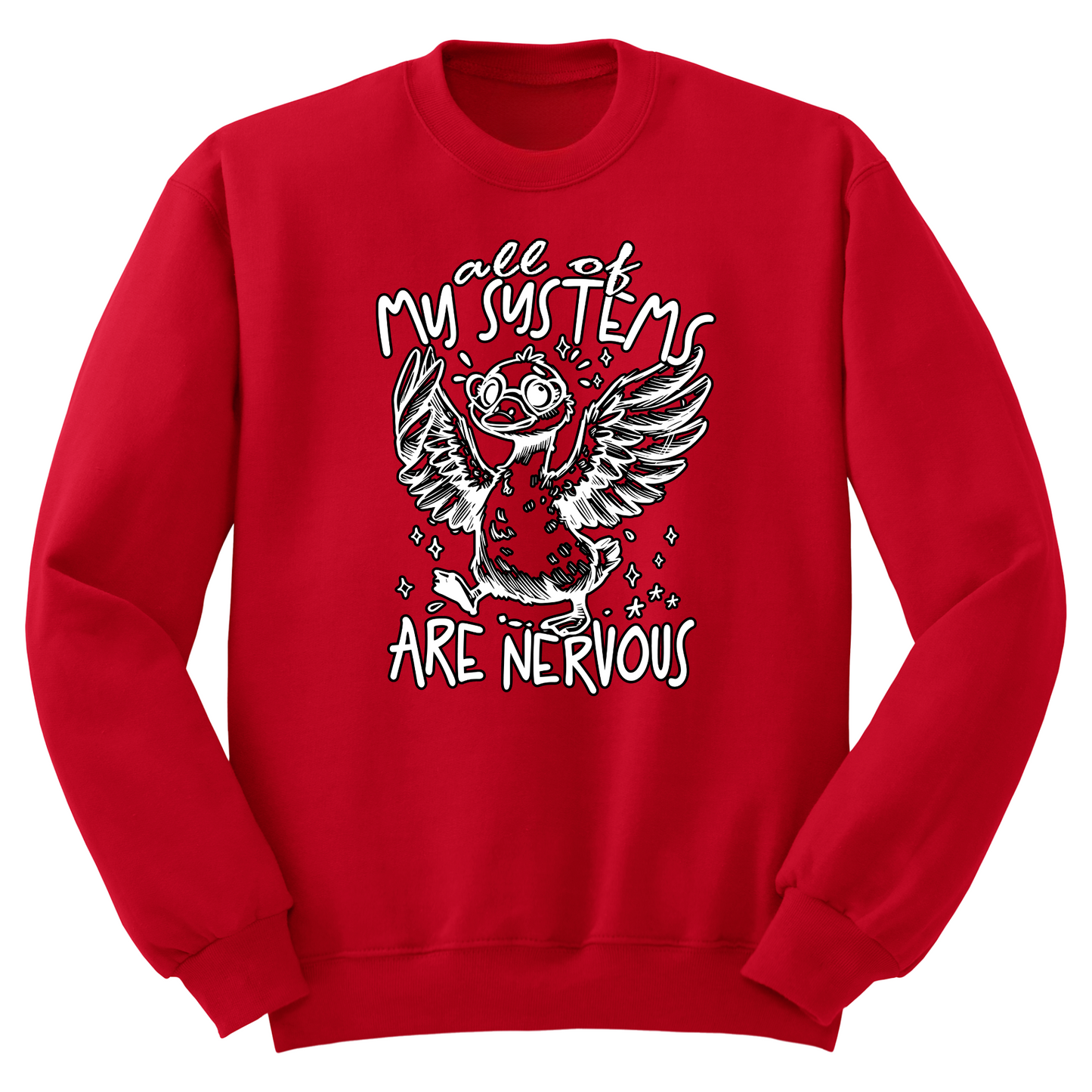 All Systems Nervous Crewneck Sweater