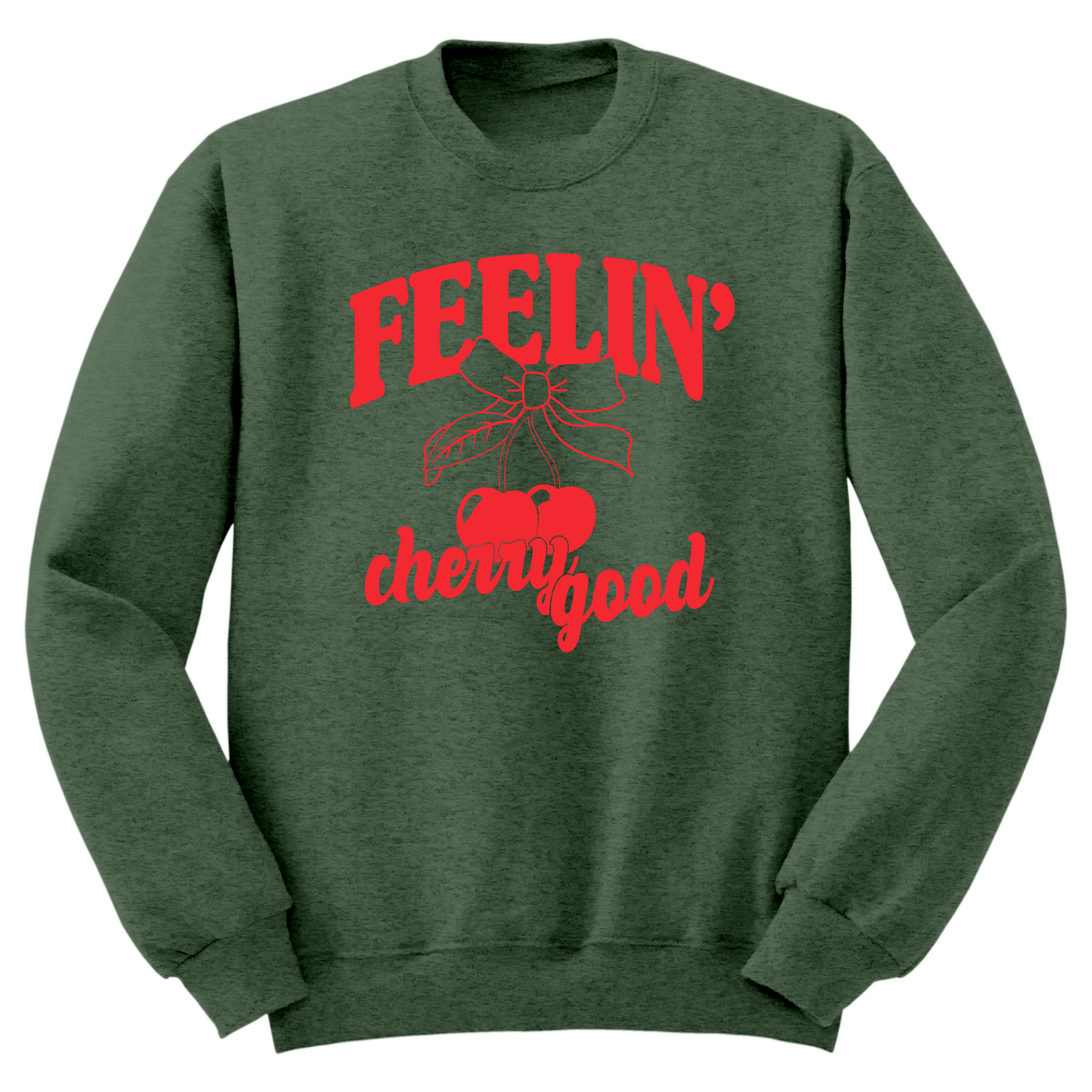 Feelin' Cherry Good Crewneck Sweater