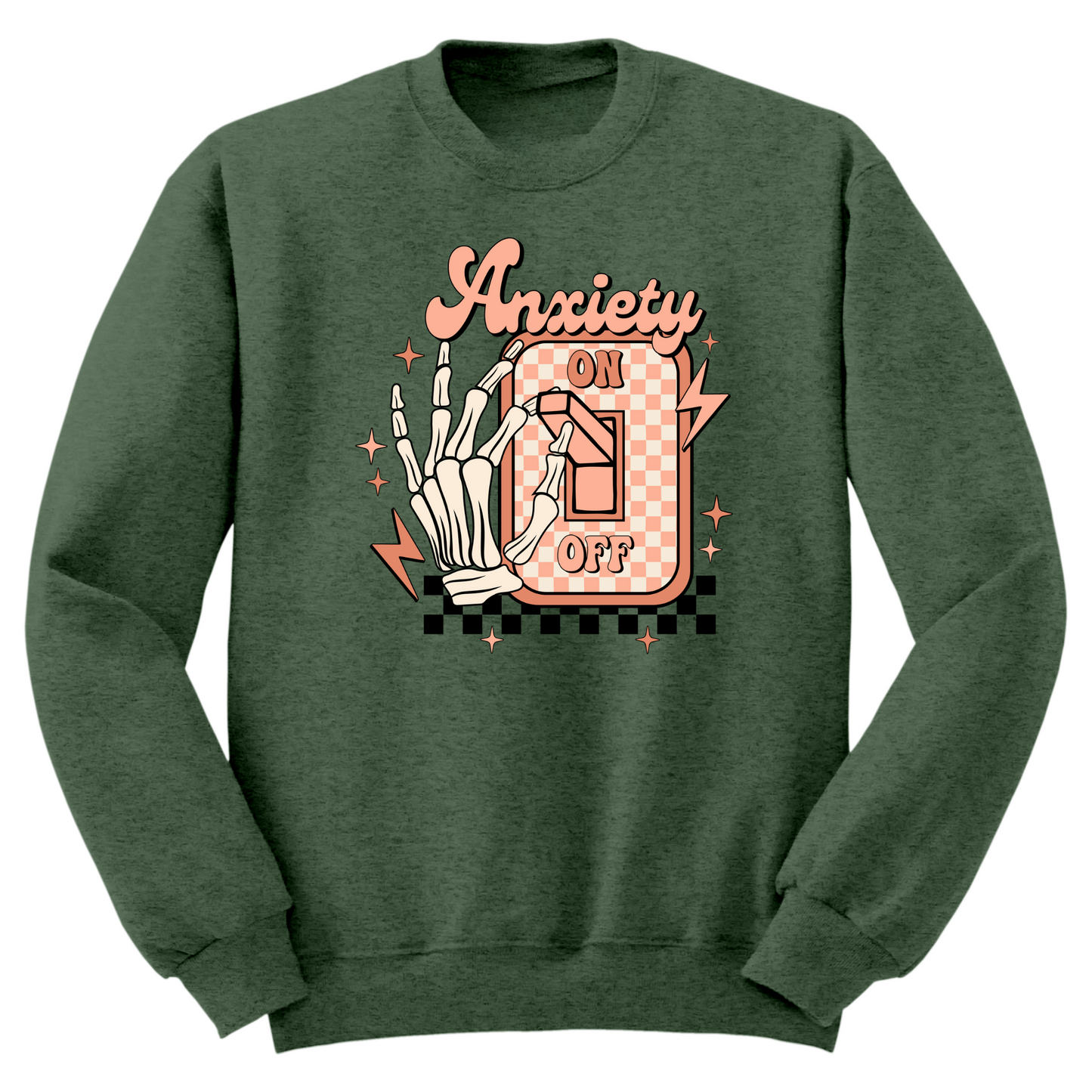 Anxiety Switch Crewneck Sweater