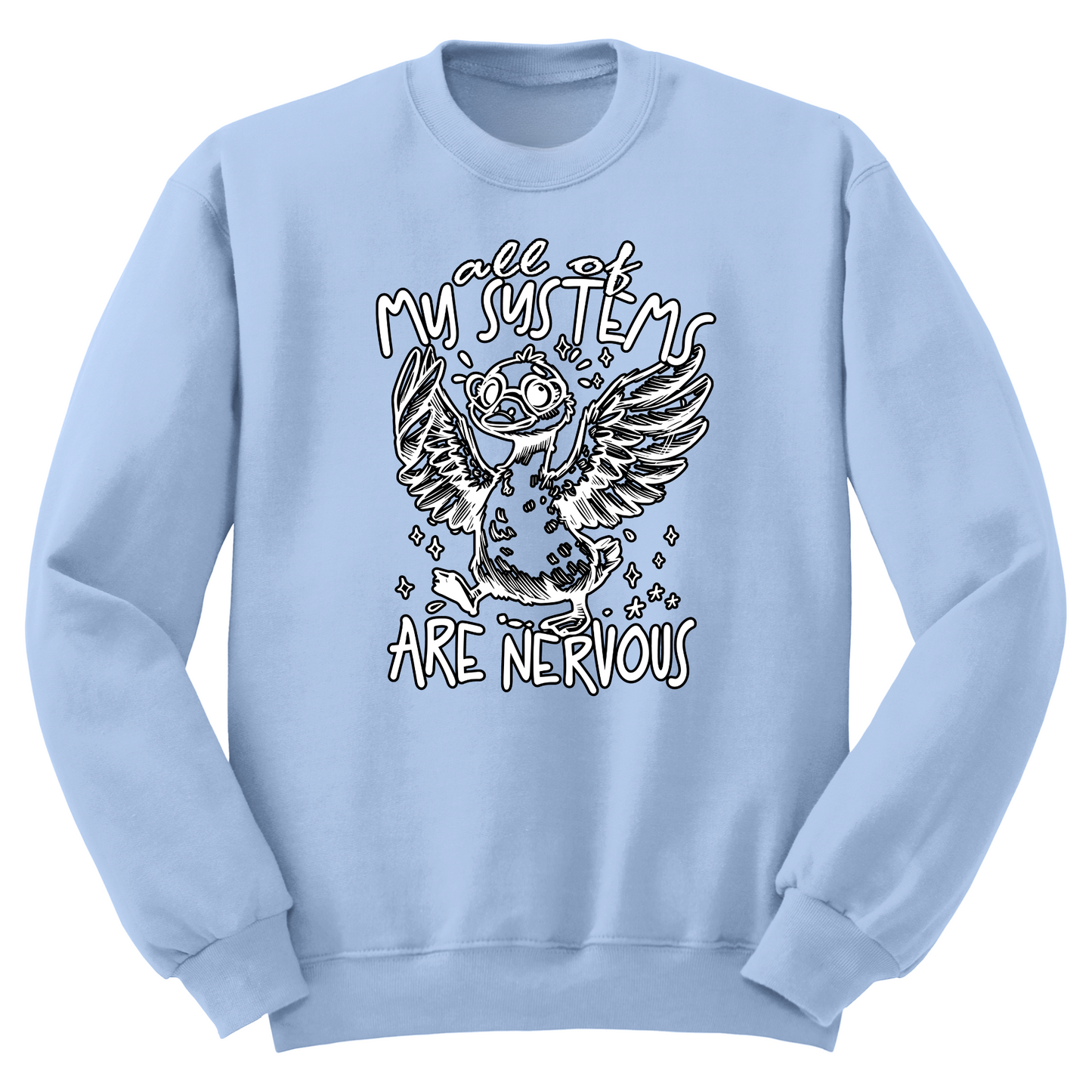 All Systems Nervous Crewneck Sweater