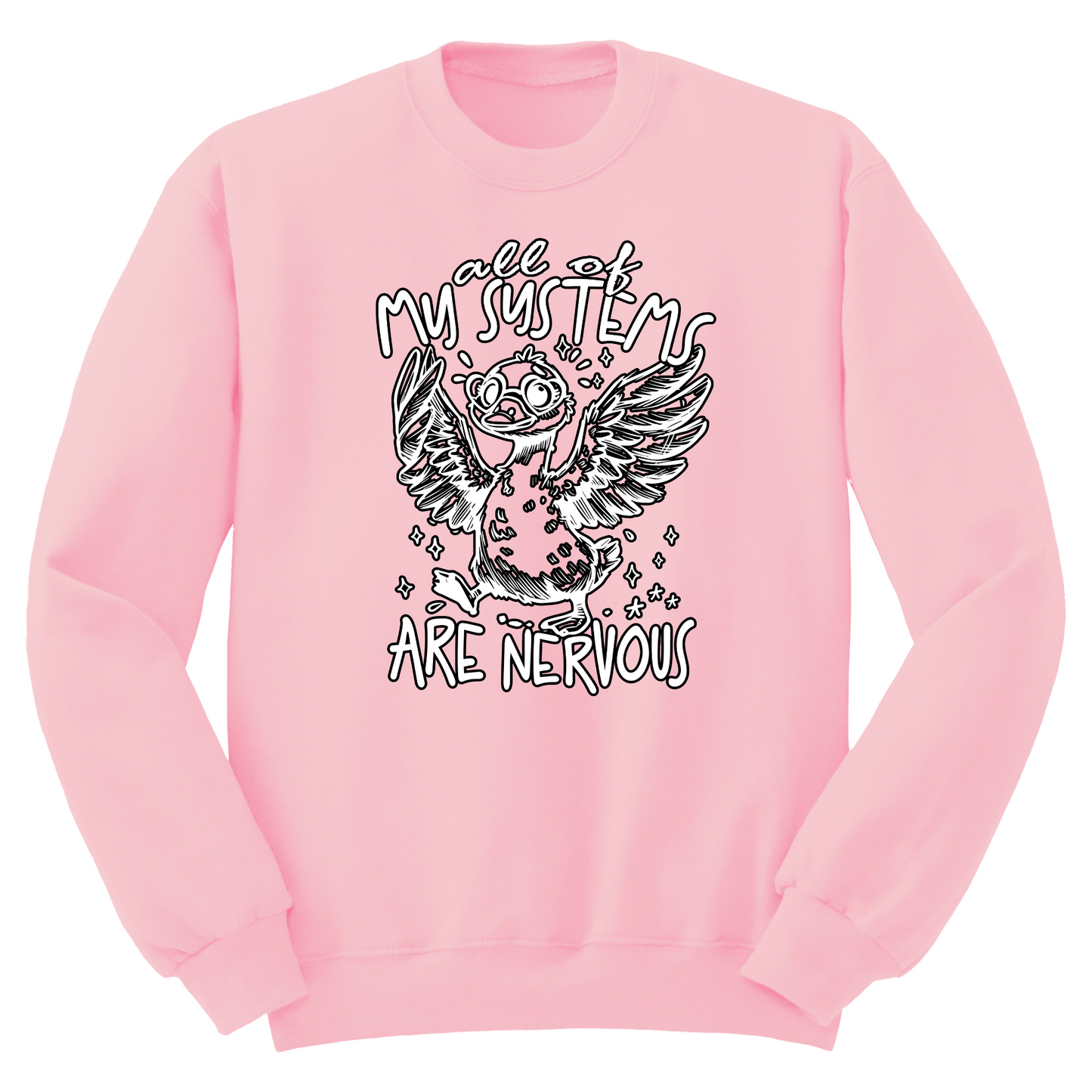 All Systems Nervous Crewneck Sweater