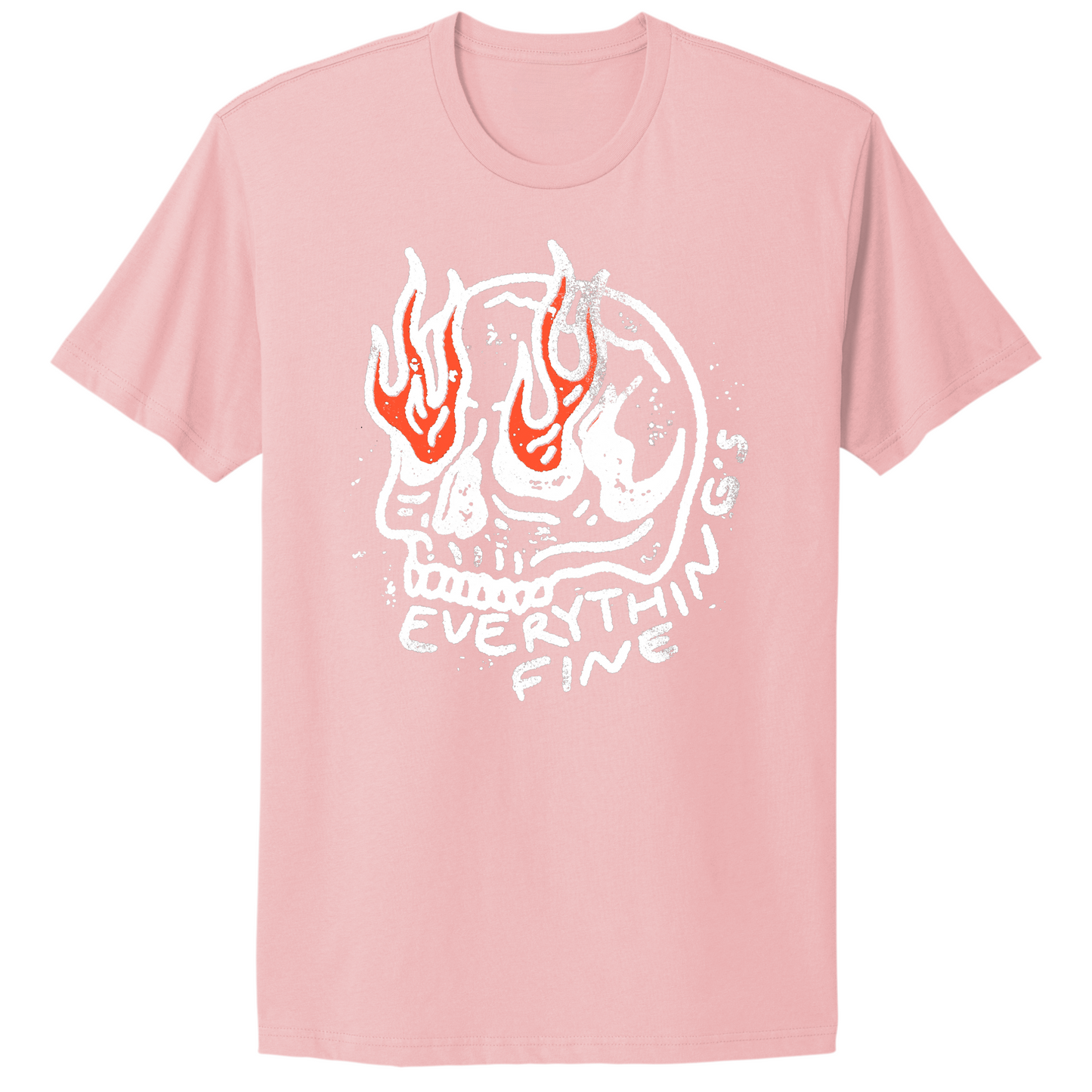 Everything's Fine Skull T-shirt