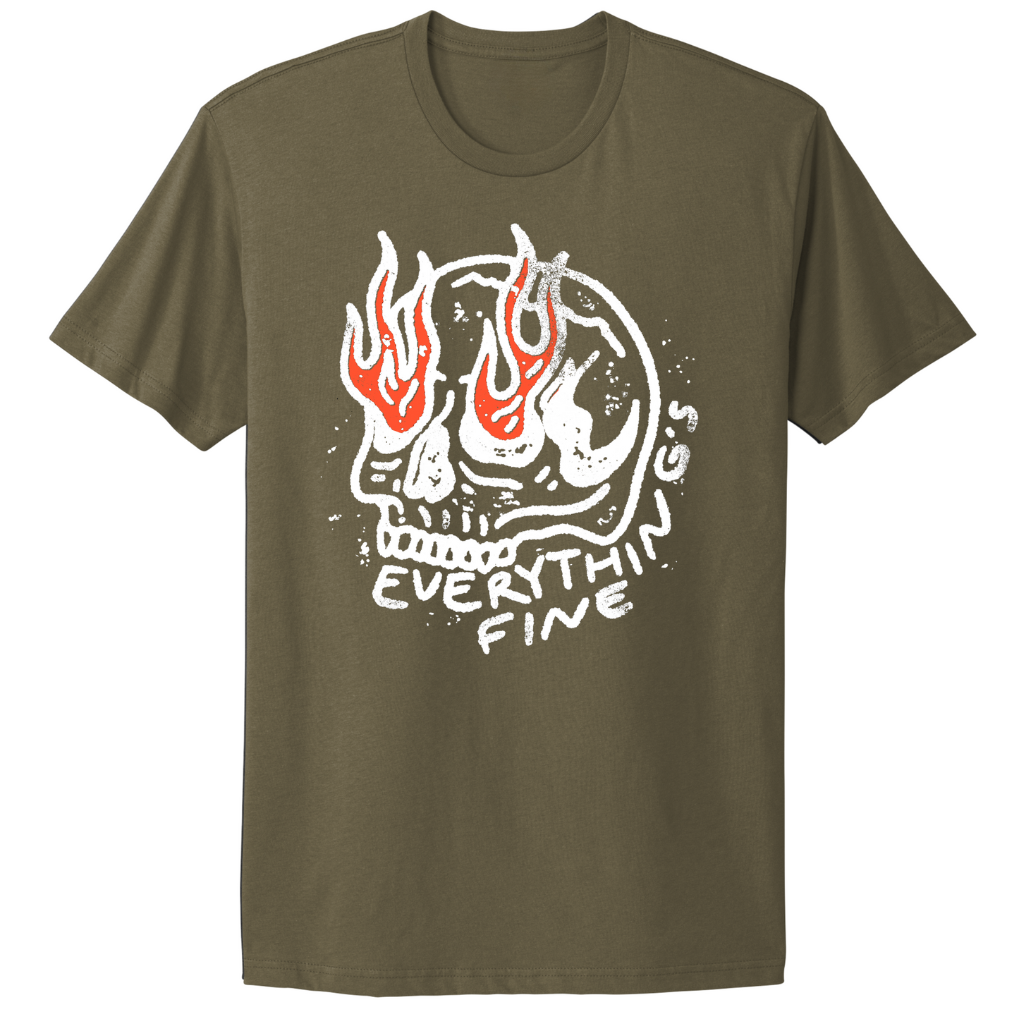Everything's Fine Skull T-shirt