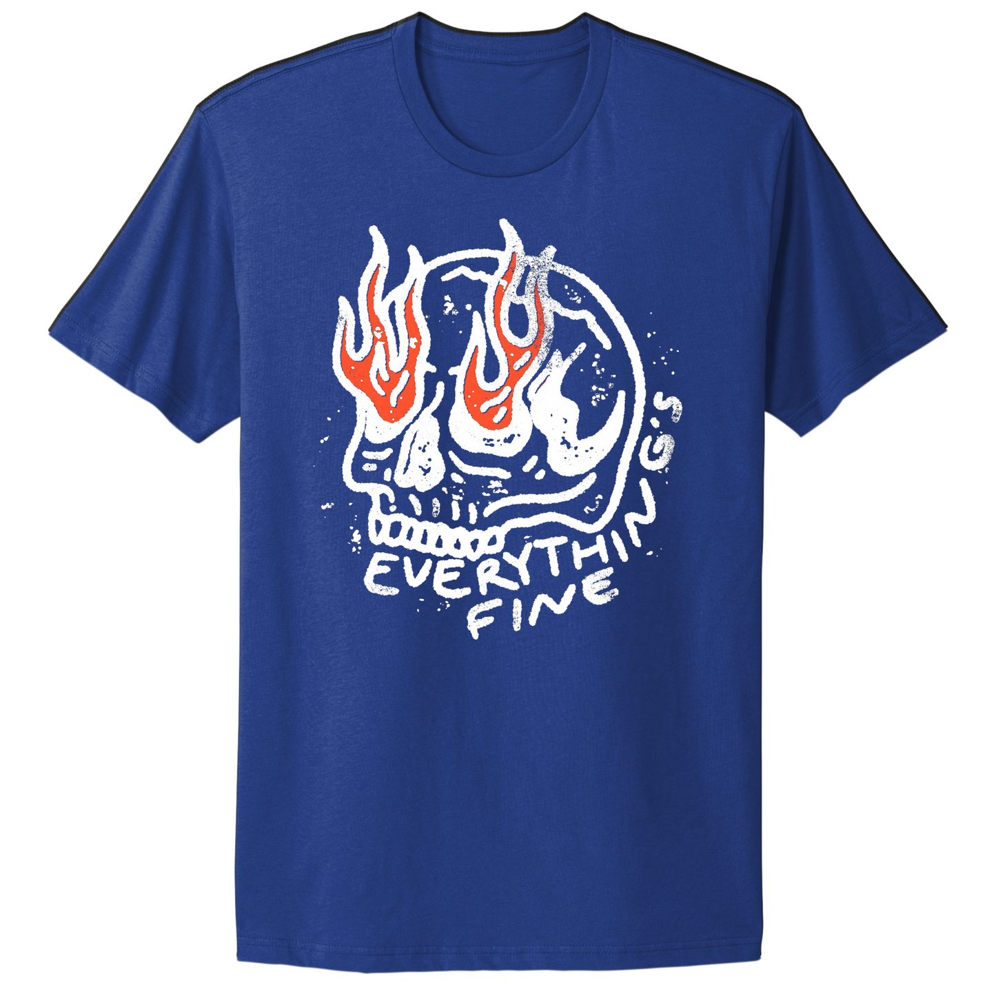 Everything's Fine Skull T-shirt