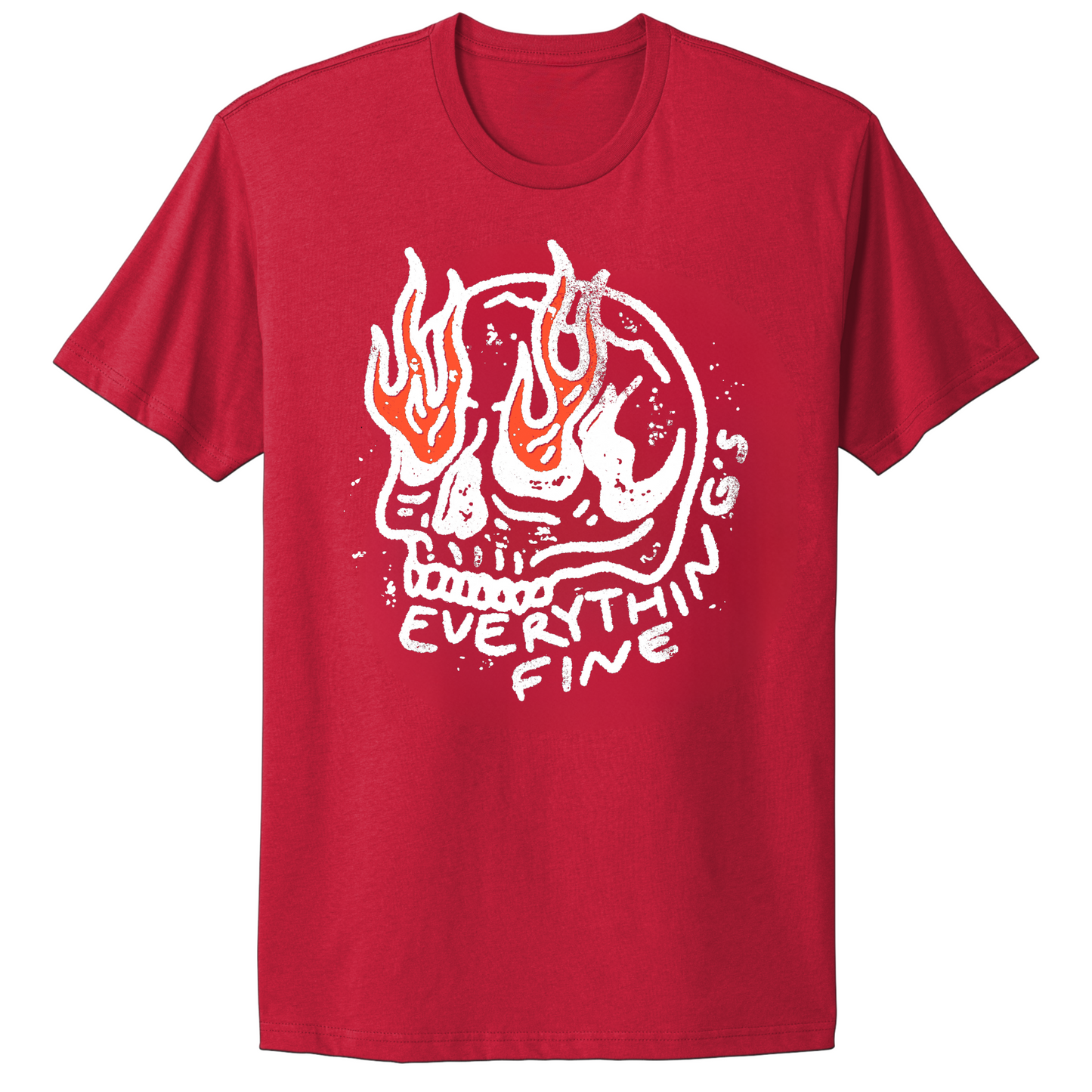 Everything's Fine Skull T-shirt