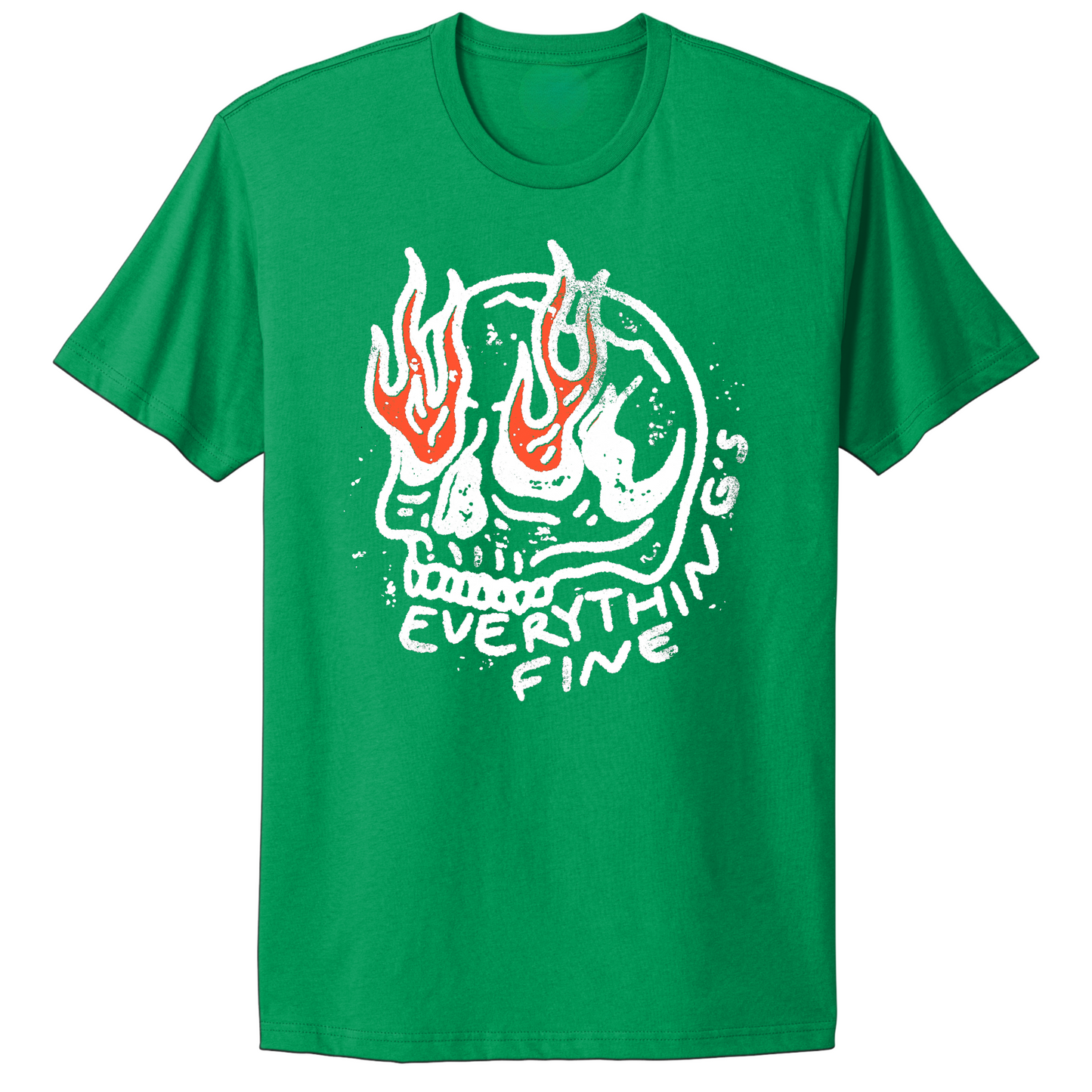 Everything's Fine Skull T-shirt