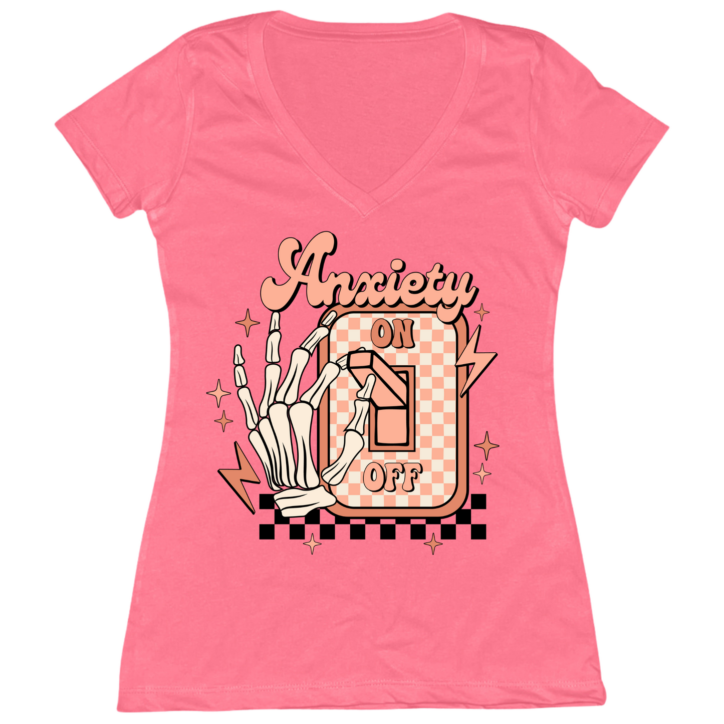 Anxiety Switch Womens Vneck
