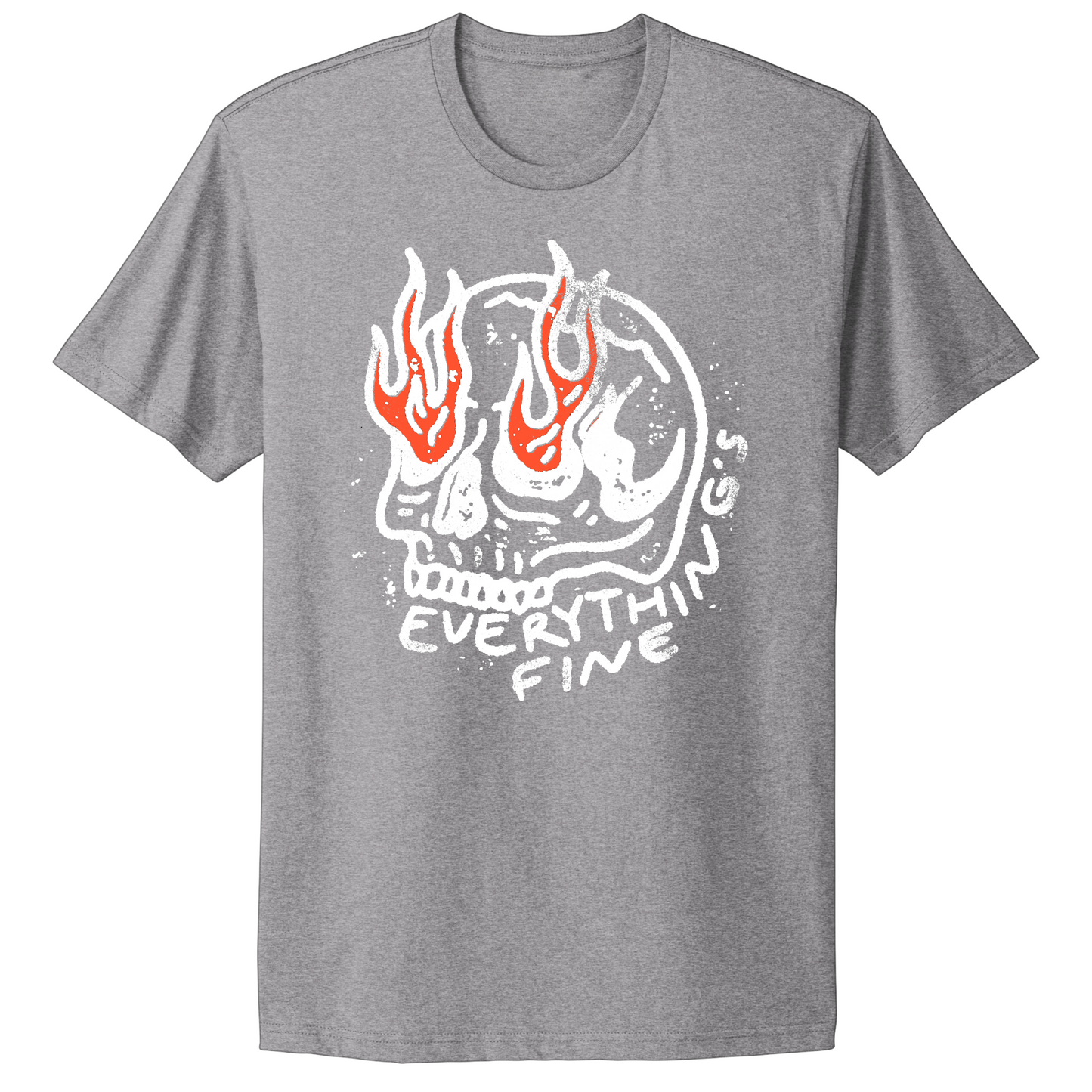 Everything's Fine Skull T-shirt