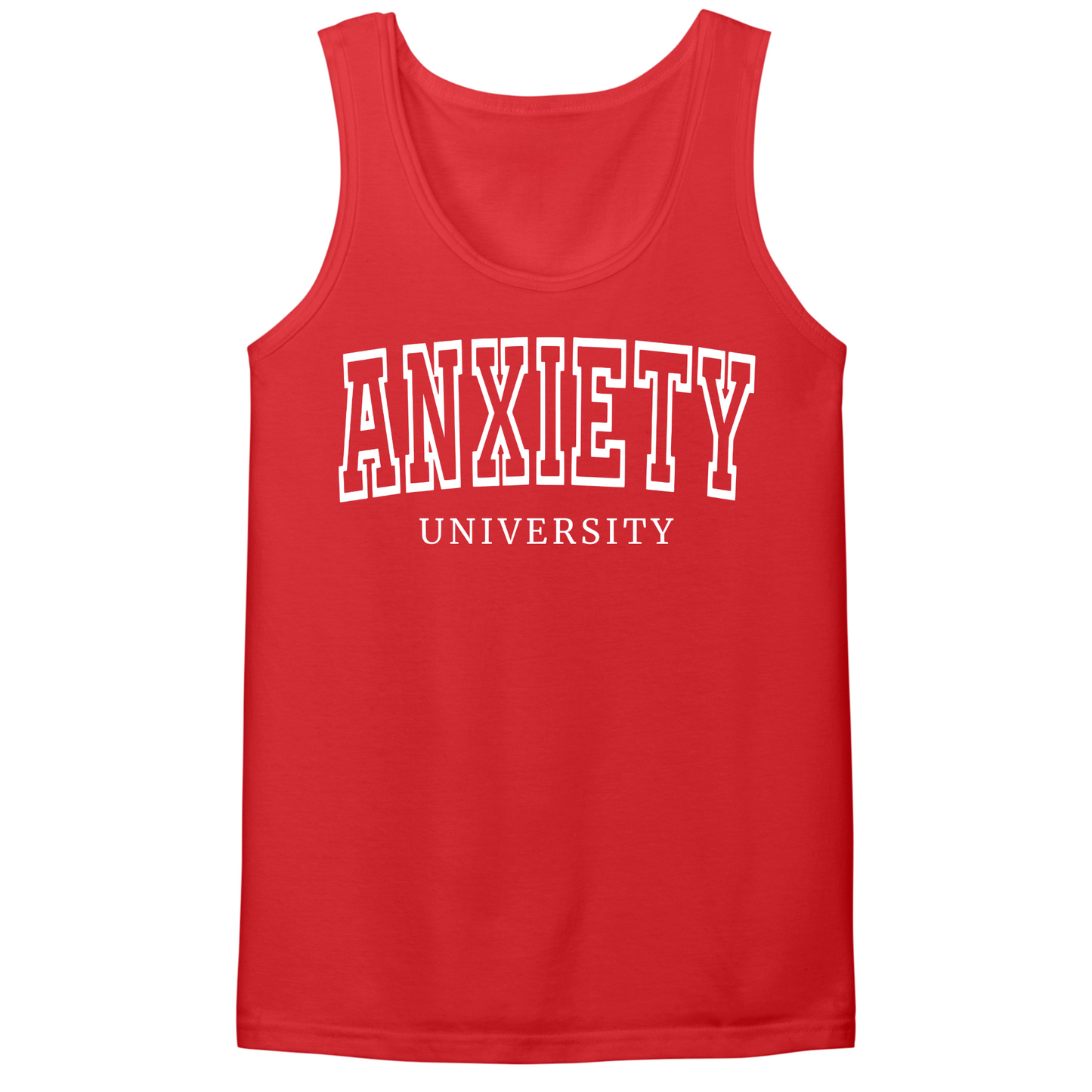 Anxiety University Mens Tank Top