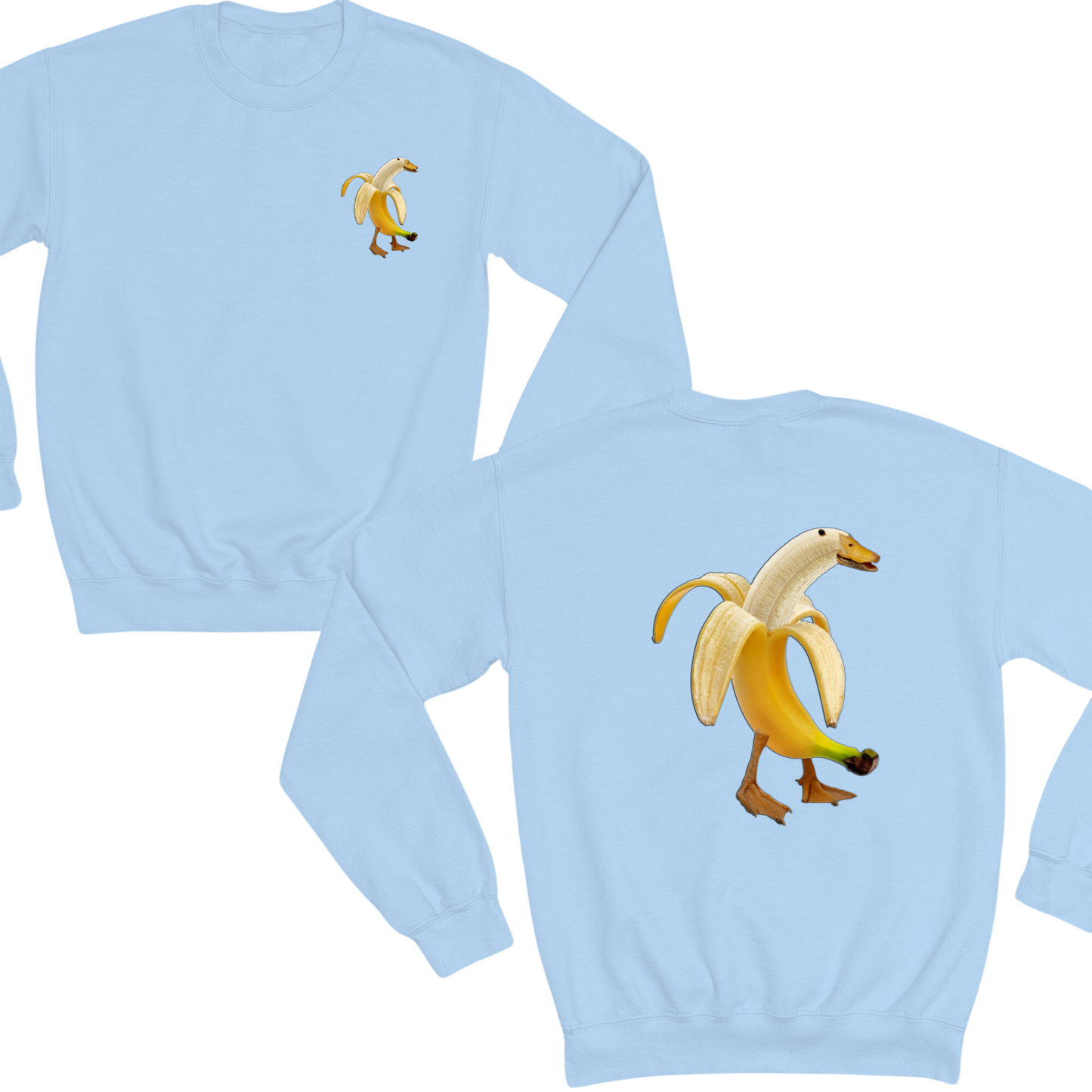 Banana Duck Crewneck Sweater