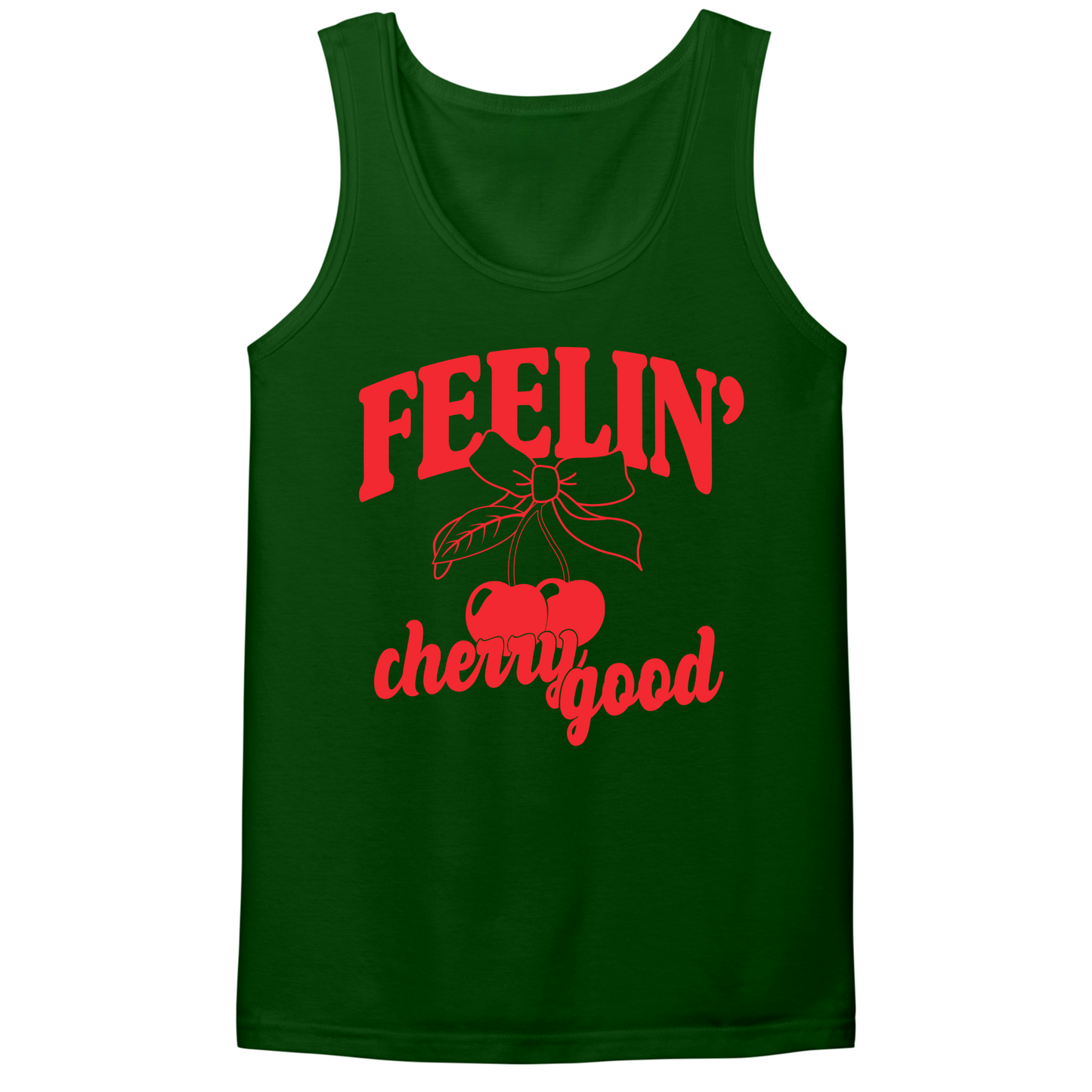 Feelin' Cherry Good Mens Tank Top