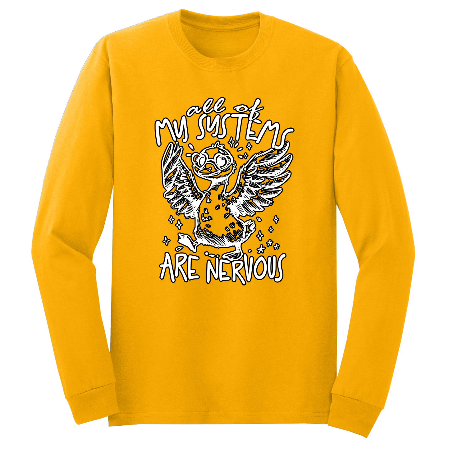 All Systems Nervous Long Sleeve Tshirt