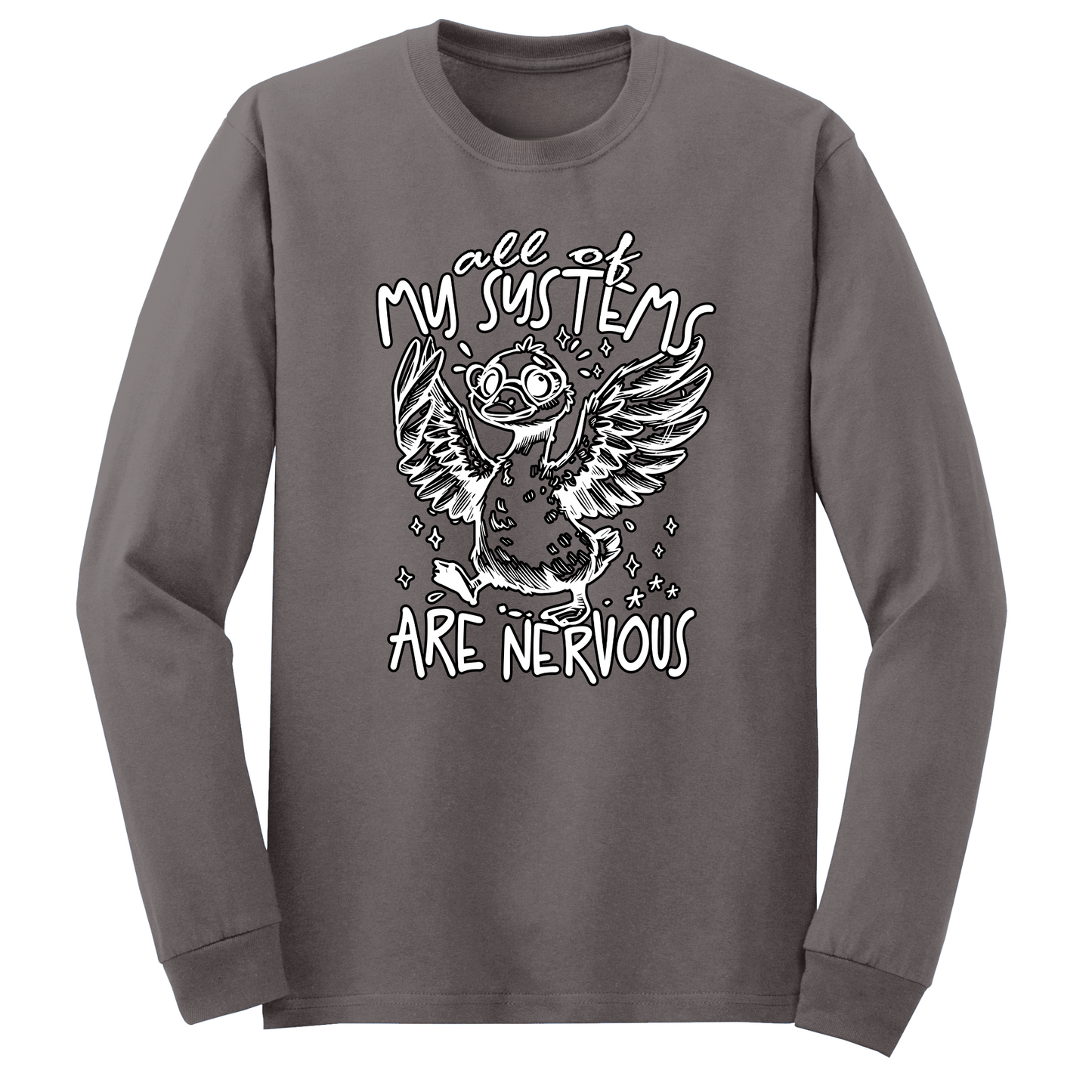 All Systems Nervous Long Sleeve Tshirt