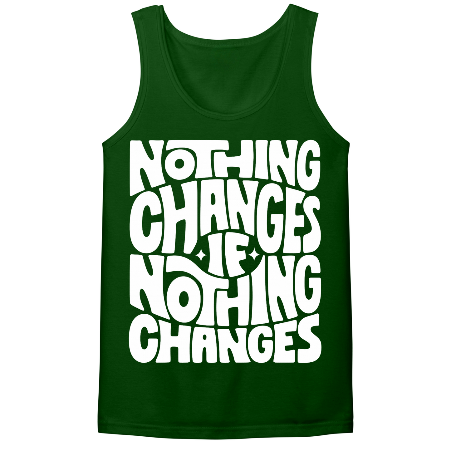 Nothing Changes If Nothing Changes Mens Tank Top