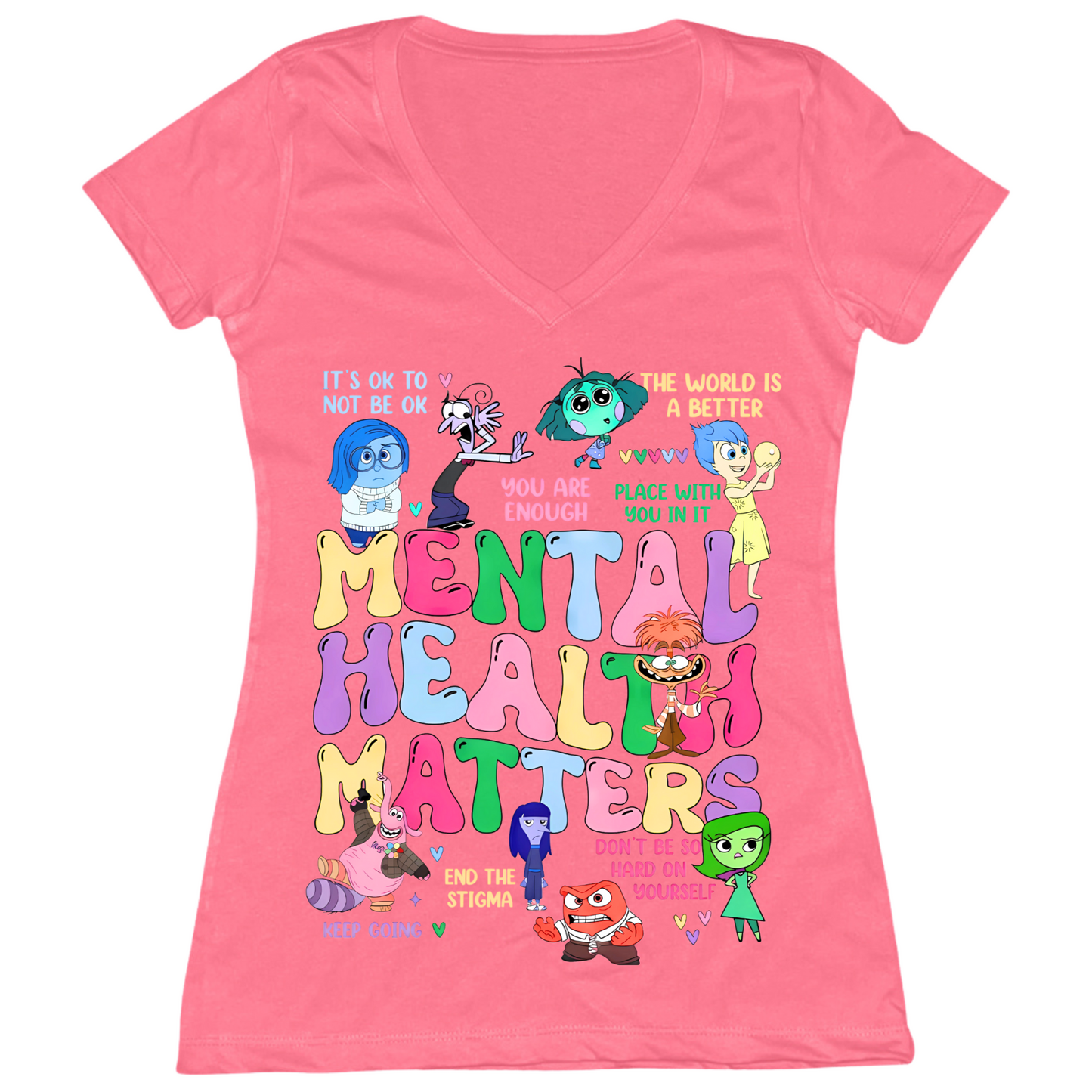 Mental Health Matters Womens Vneck