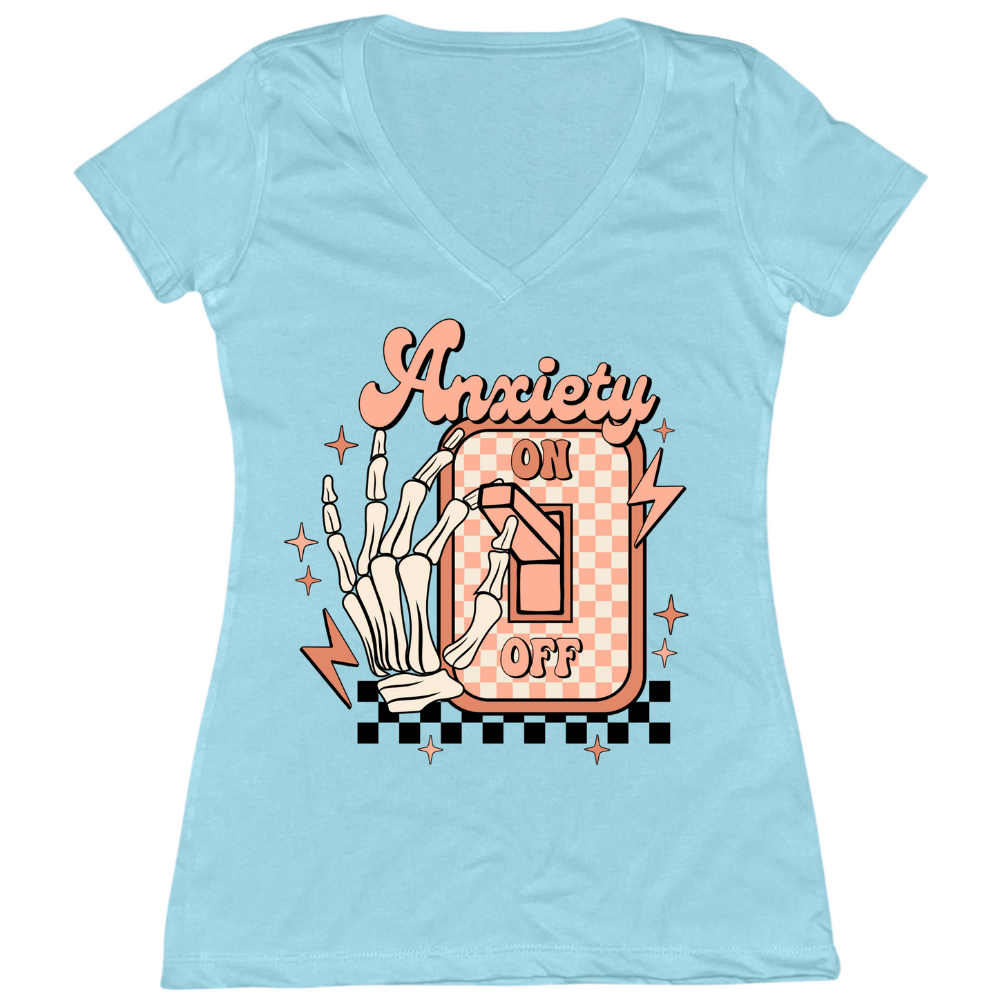 Anxiety Switch Womens Vneck