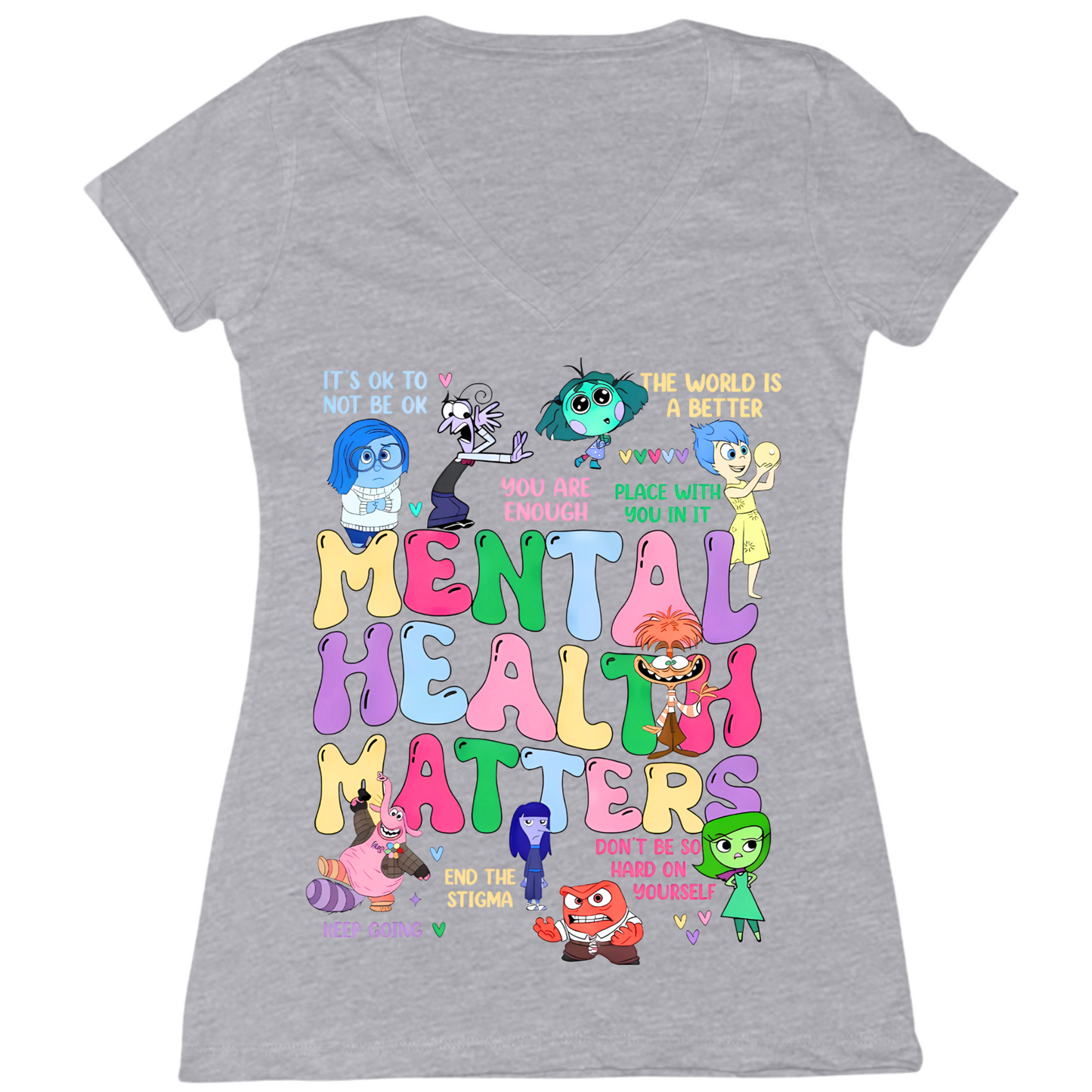 Mental Health Matters Womens Vneck