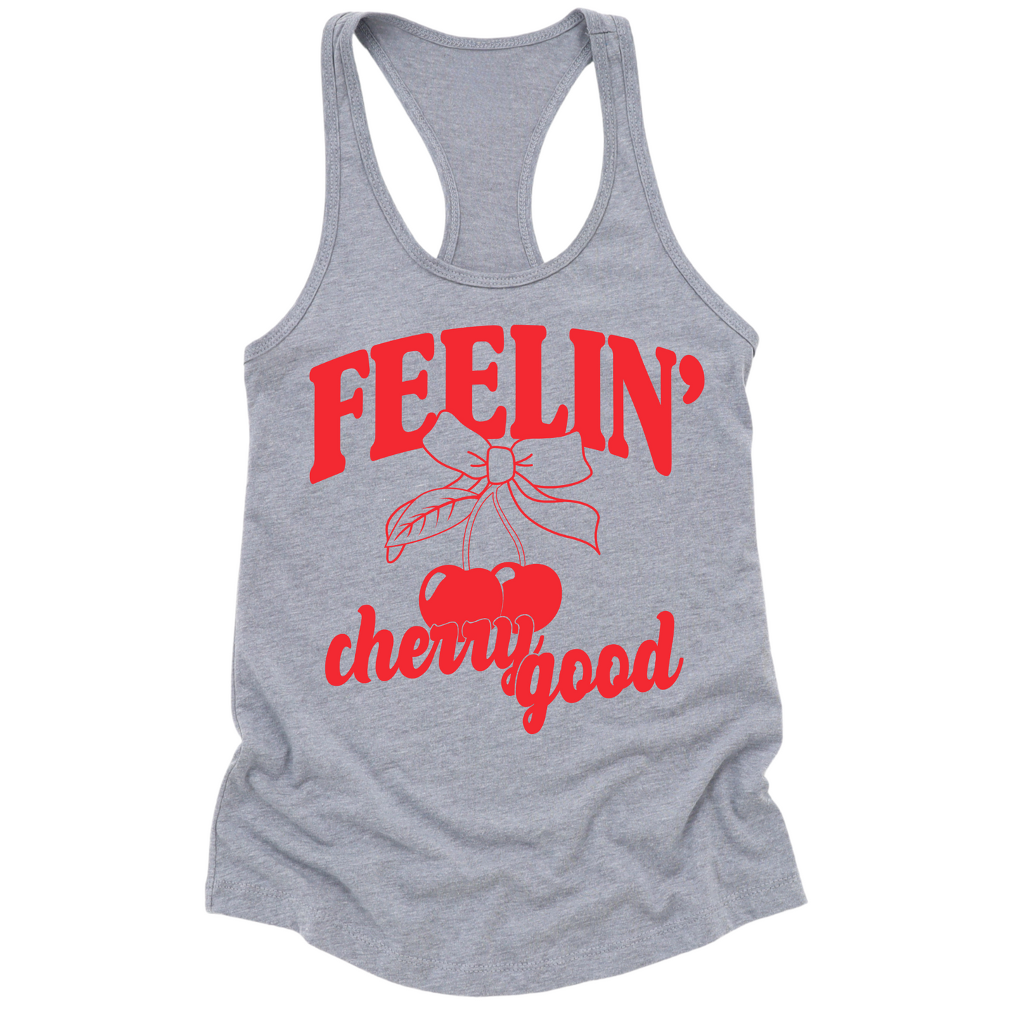 Feelin' Cherry Good Womens Tank Top