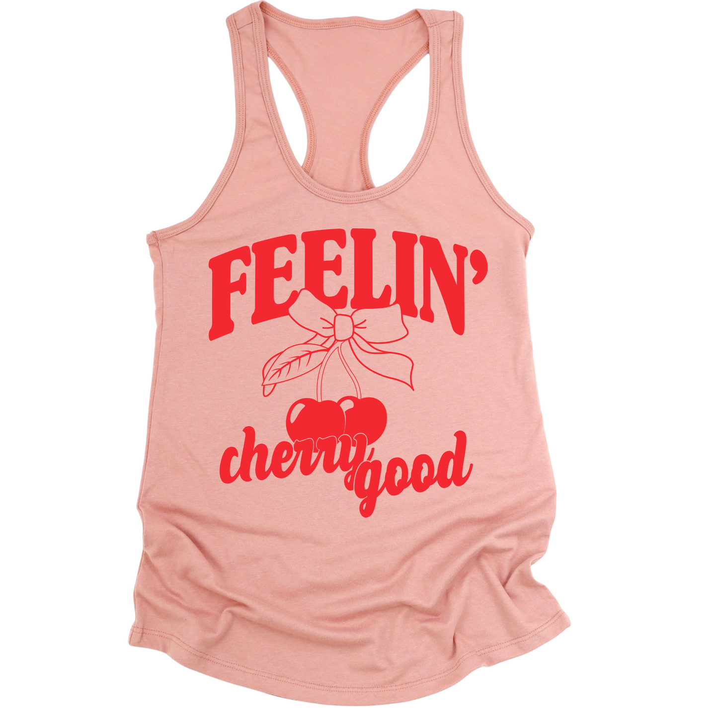 Feelin' Cherry Good Womens Tank Top