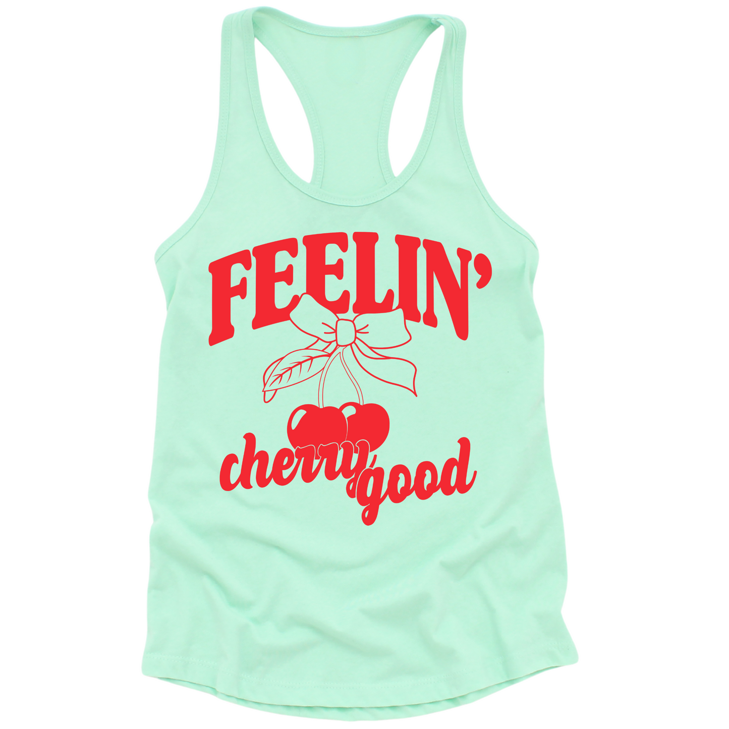 Feelin' Cherry Good Womens Tank Top