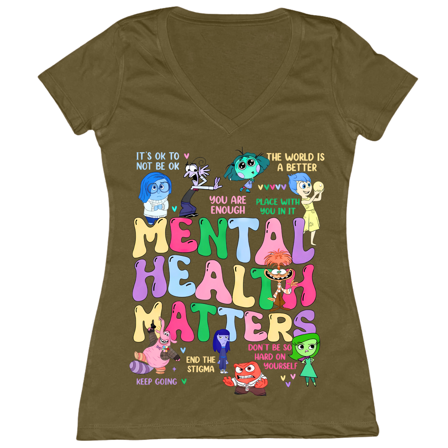 Mental Health Matters Womens Vneck
