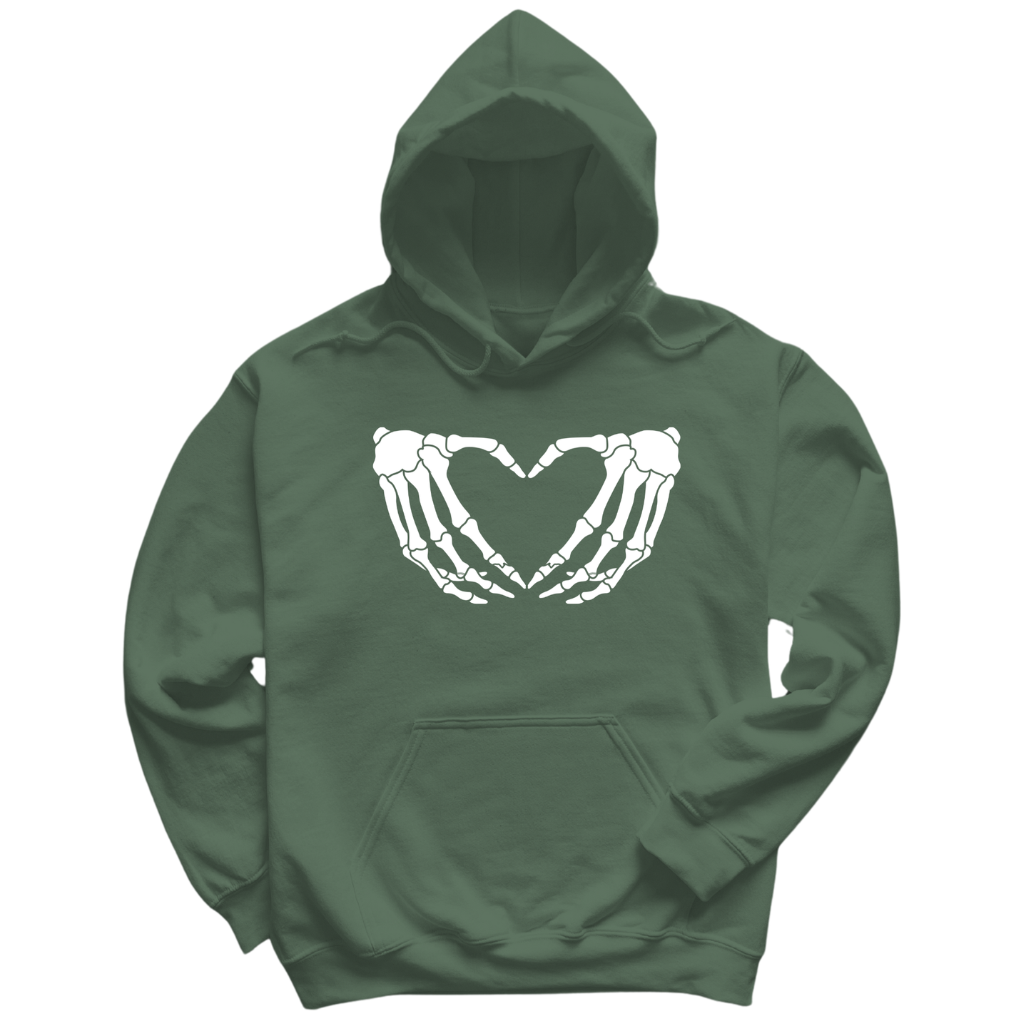 Skeleton Hands Heart Hoodie