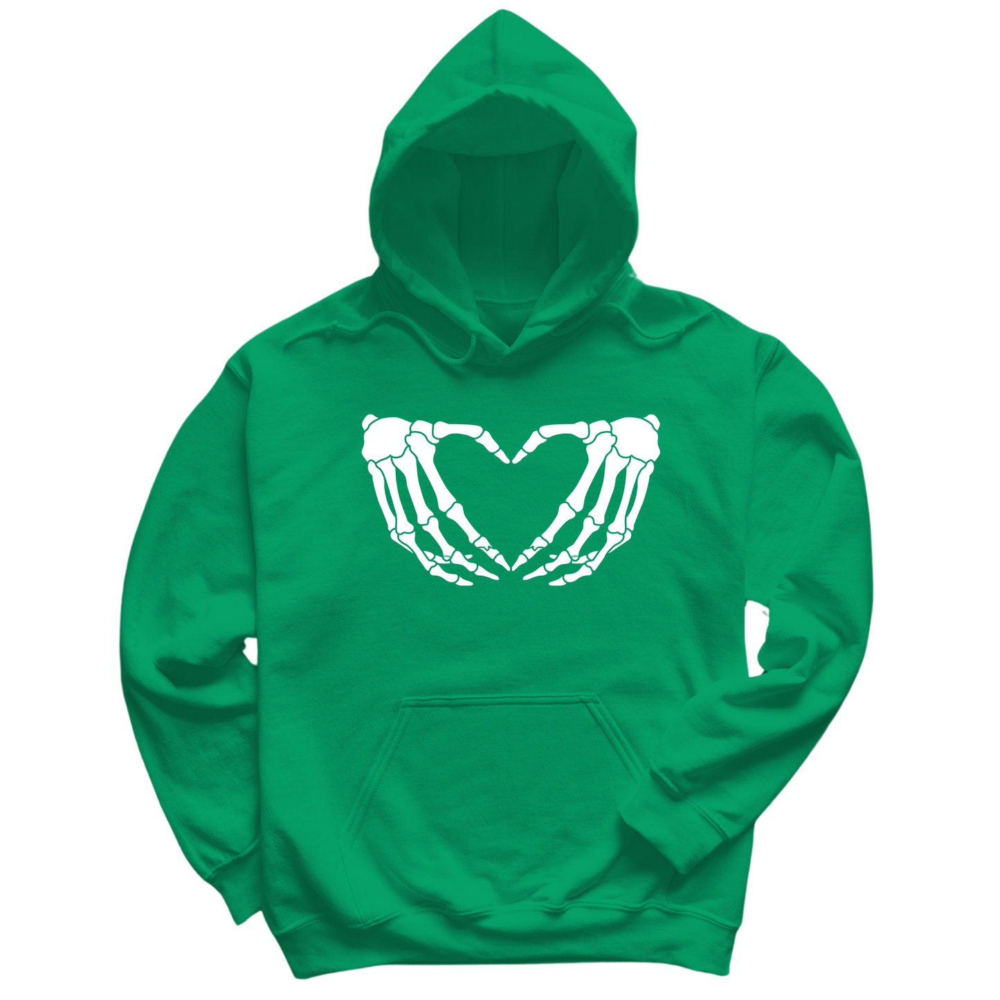 Skeleton Hands Heart Hoodie