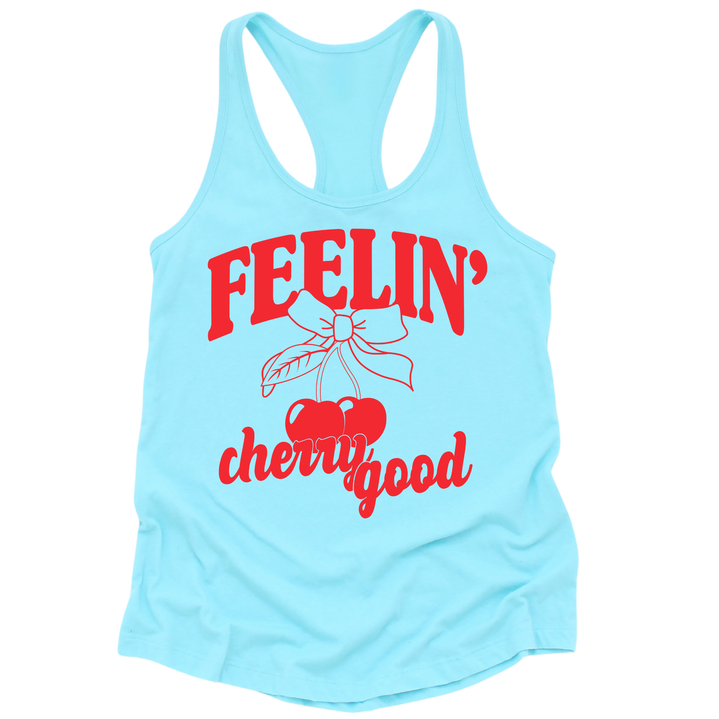Feelin' Cherry Good Womens Tank Top
