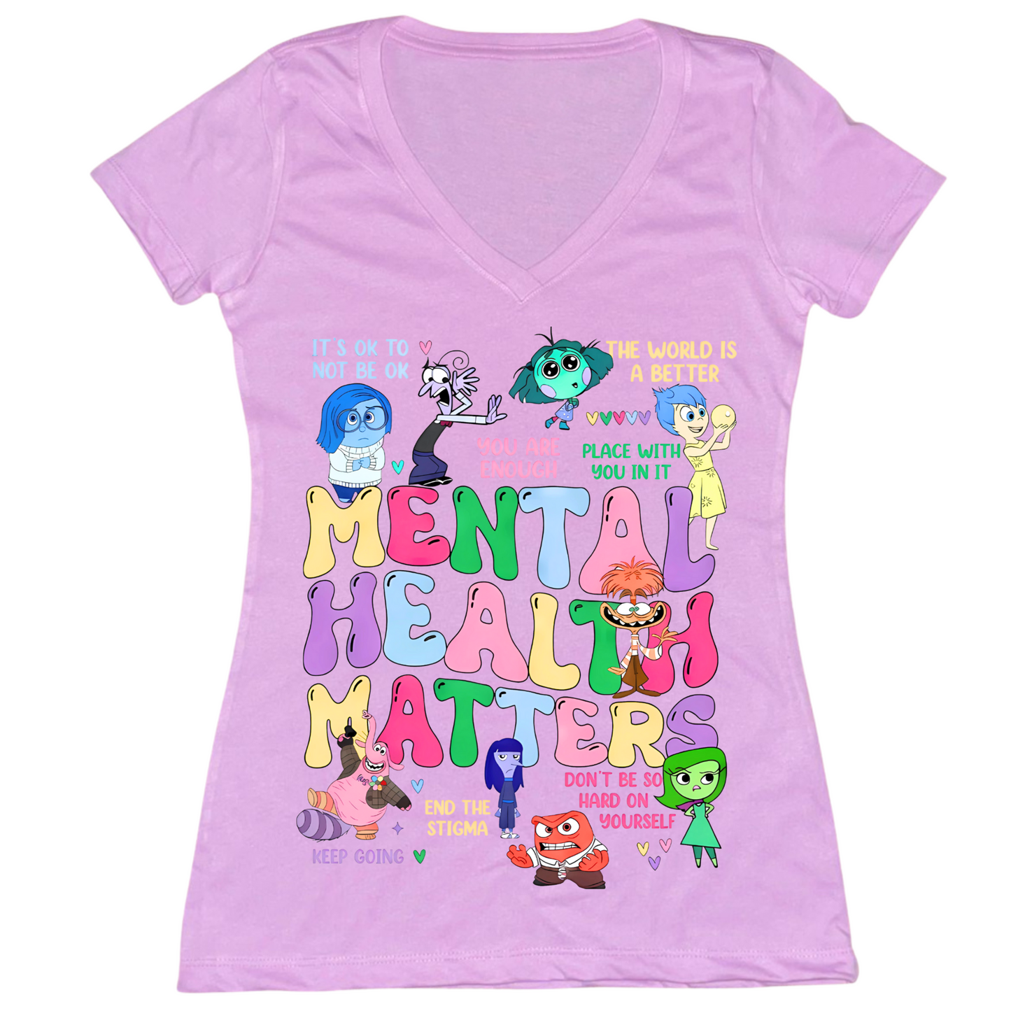 Mental Health Matters Womens Vneck