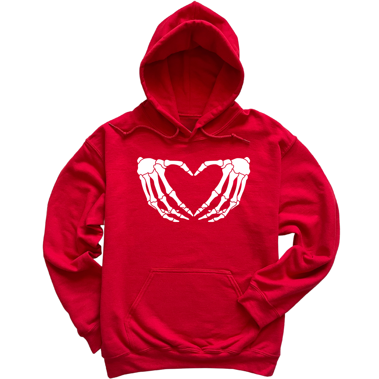 Skeleton Hands Heart Hoodie