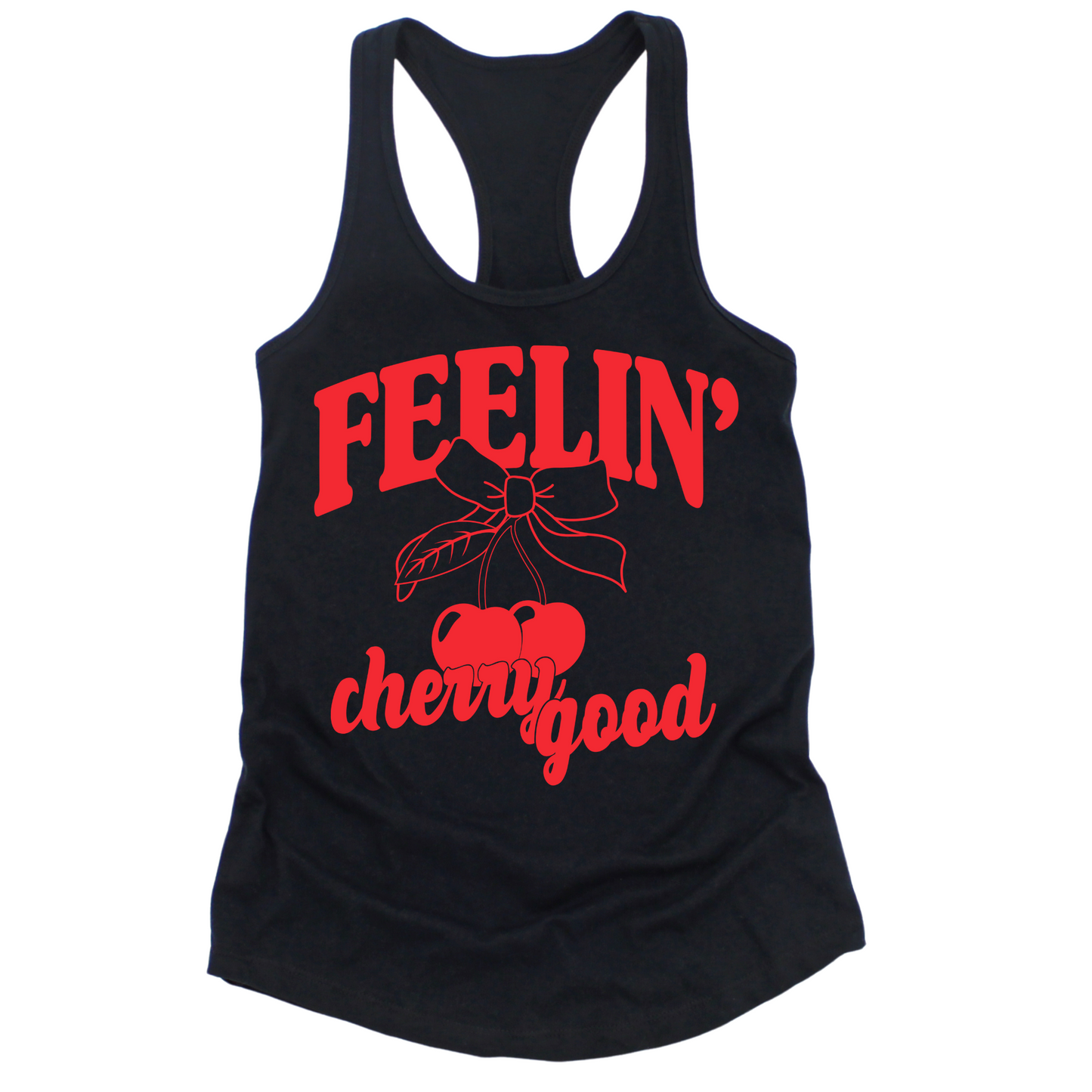 Feelin' Cherry Good Womens Tank Top