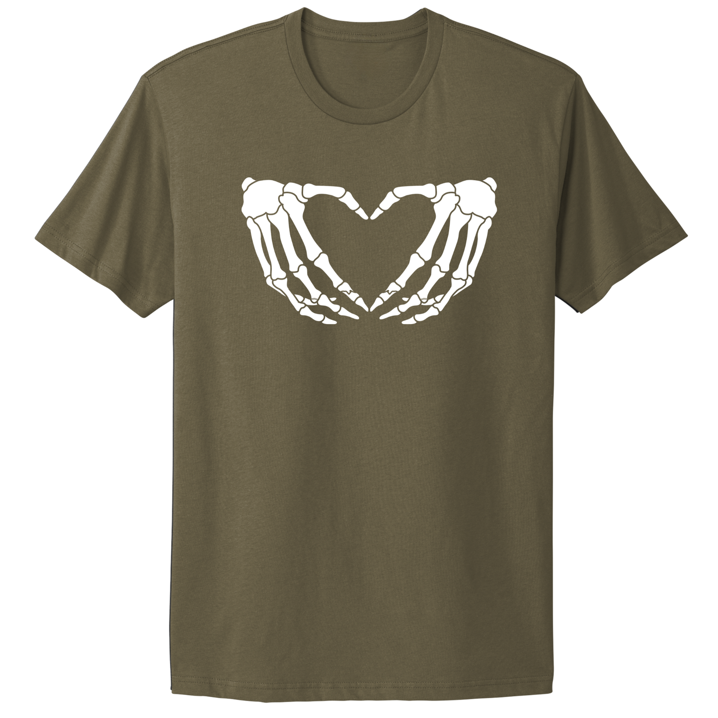 Skeleton Hands Heart T-shirt