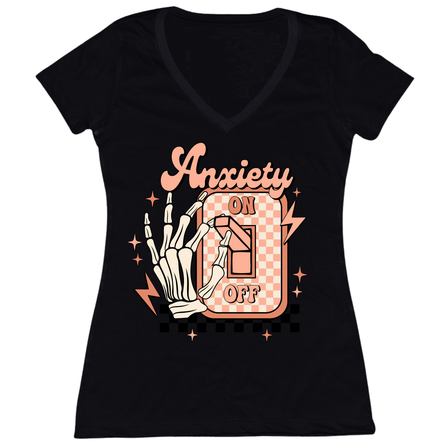 Anxiety Switch Womens Vneck