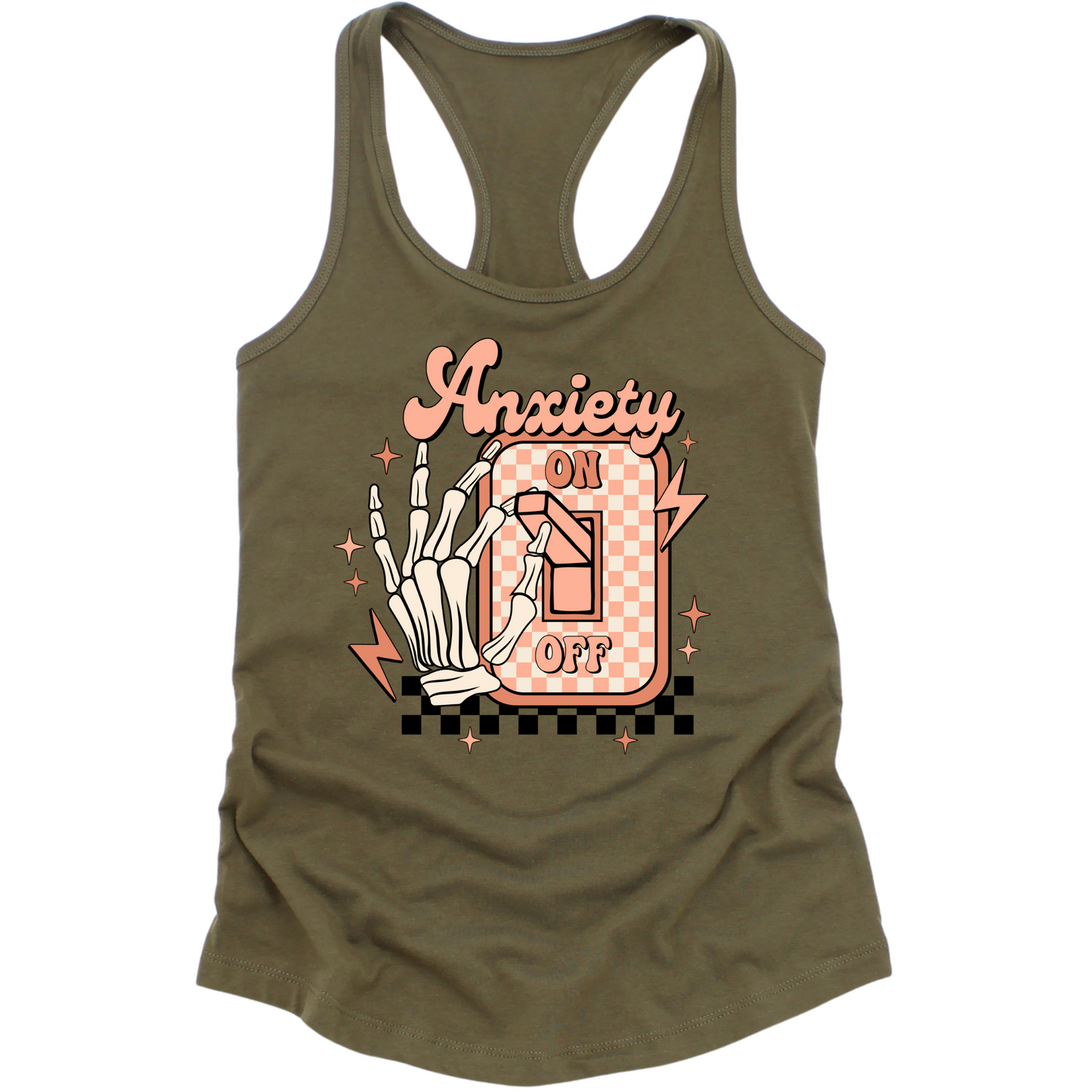Anxiety Switch Womens Tank Top