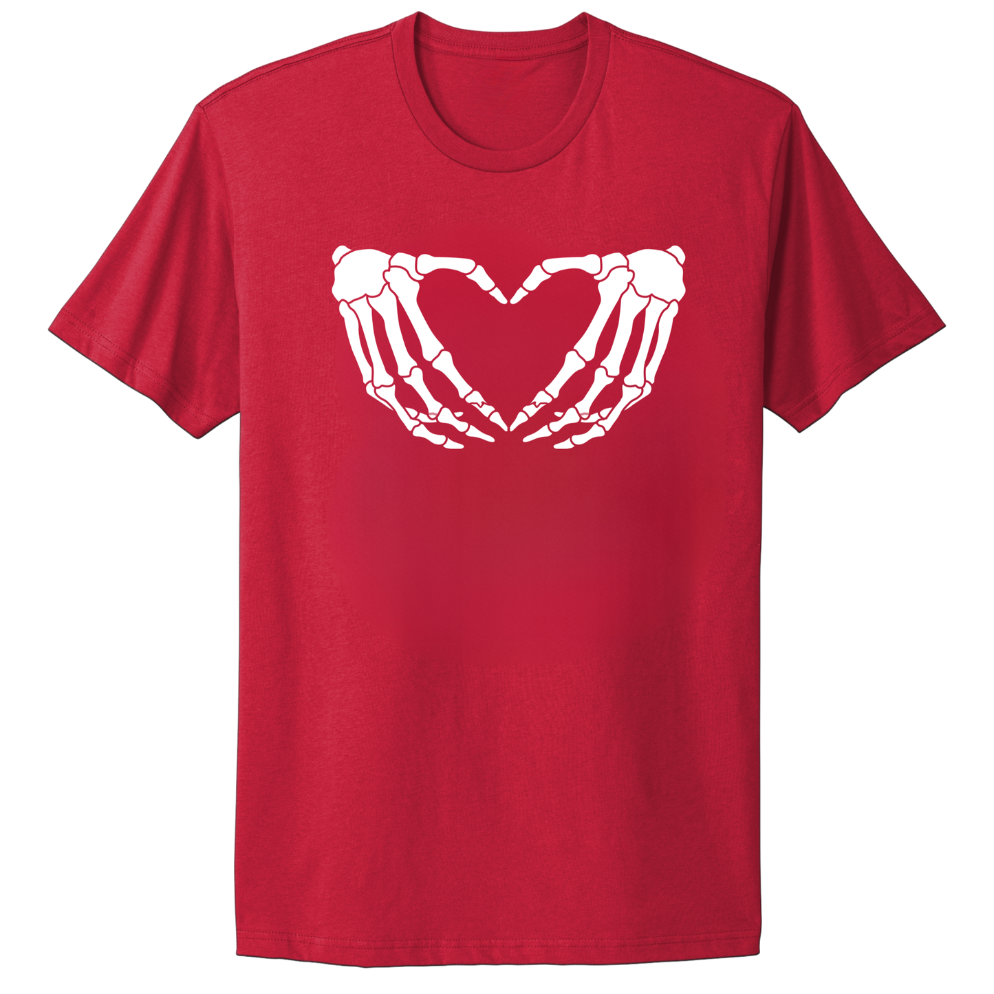 Skeleton Hands Heart T-shirt