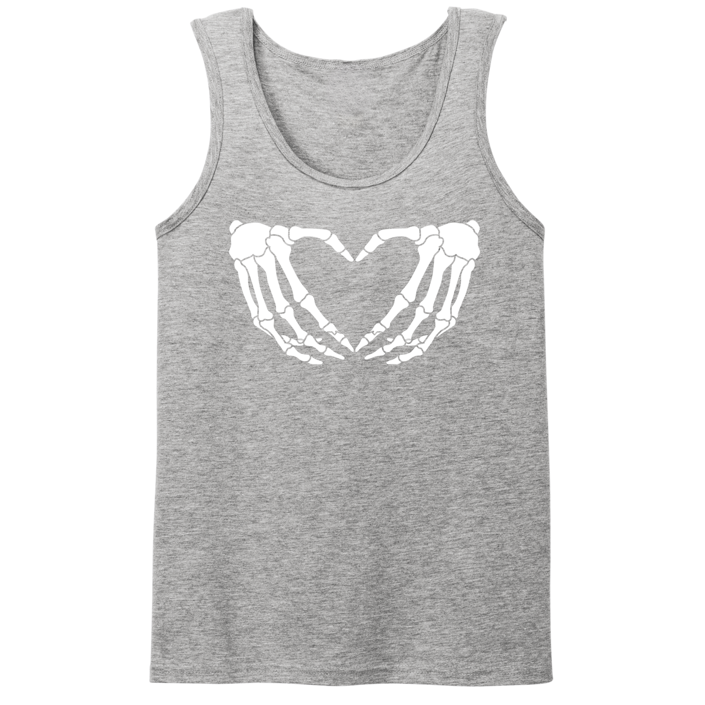 Skeleton Hands Heart Mens Tank Top