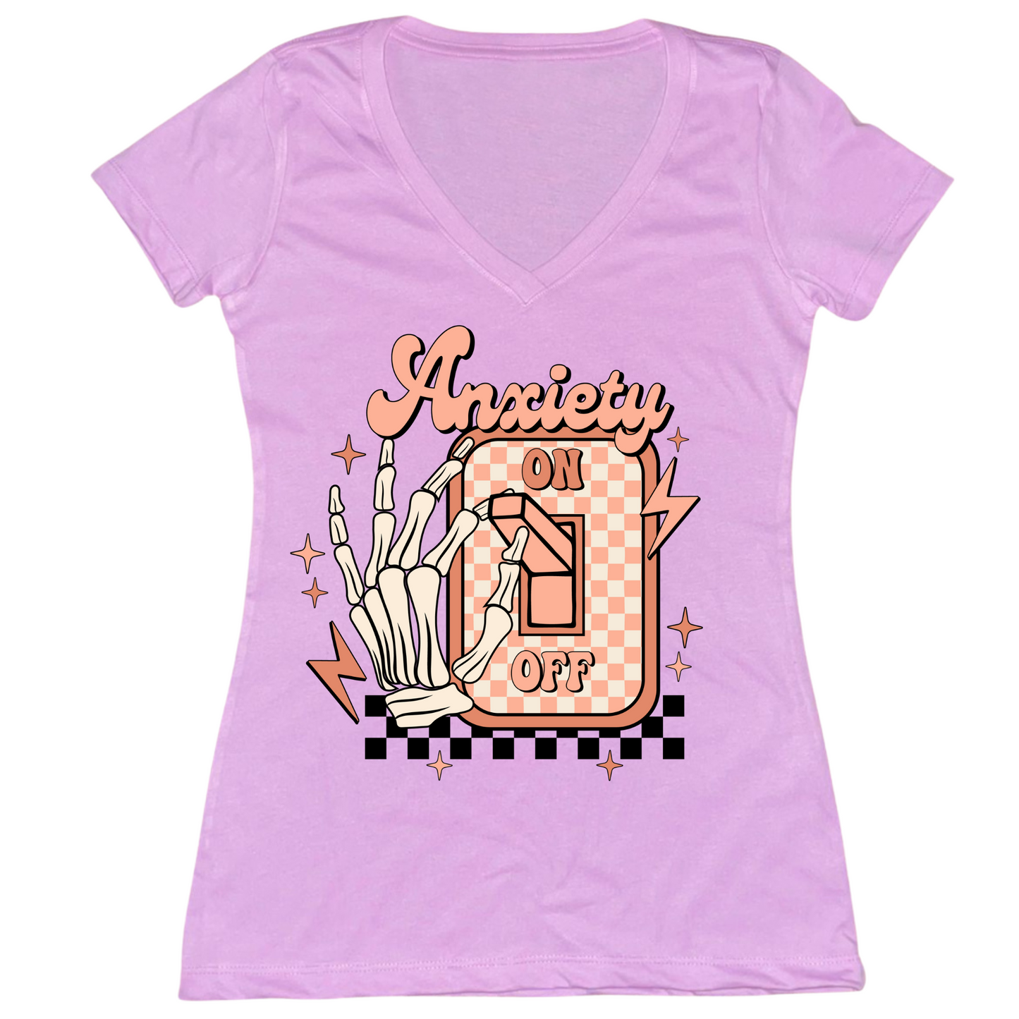 Anxiety Switch Womens Vneck