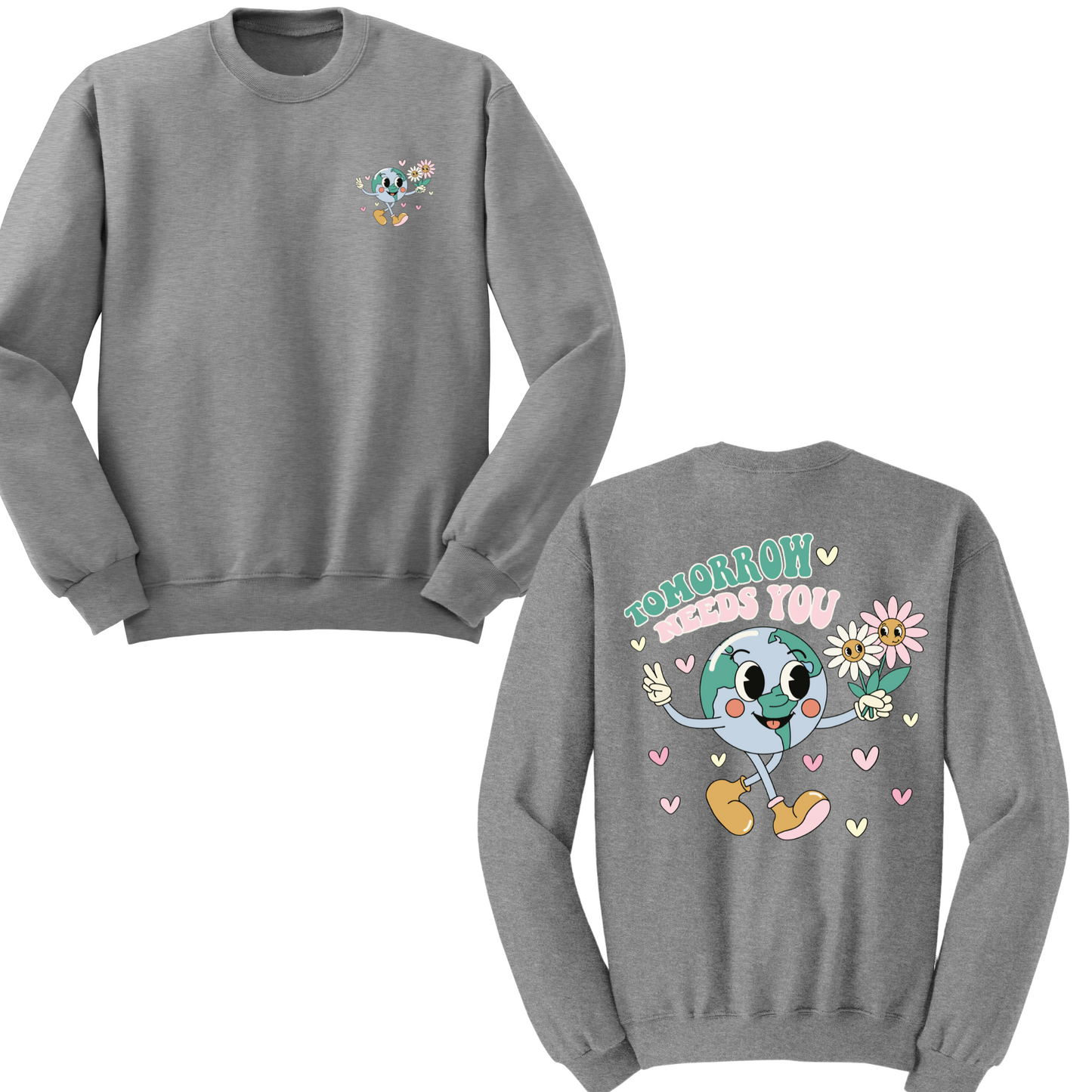 Tomorrow Needs You V2 Crewneck Sweater