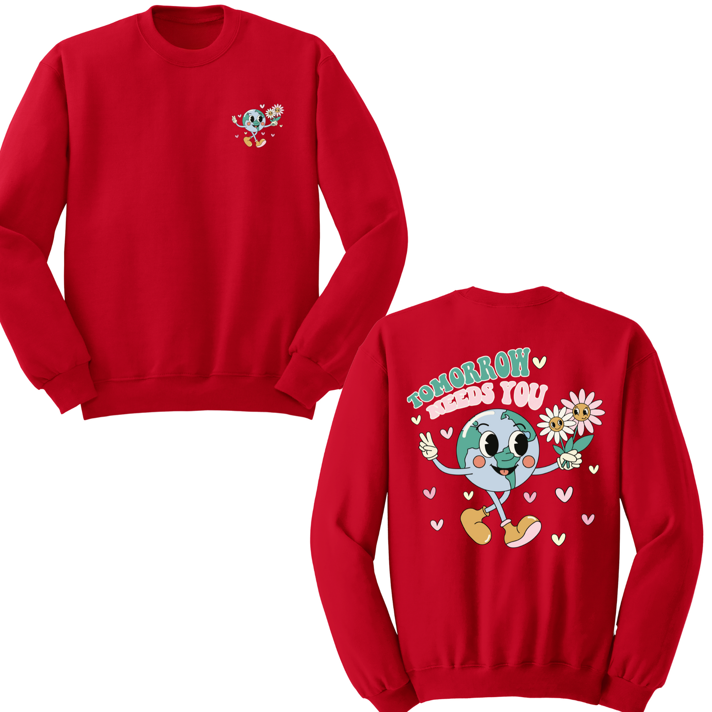 Tomorrow Needs You V2 Crewneck Sweater