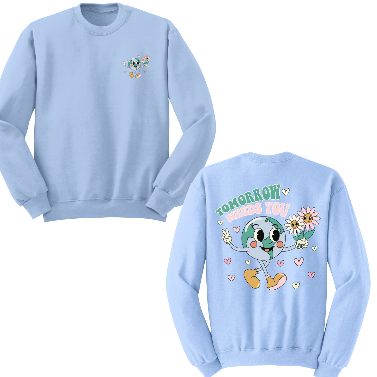 Tomorrow Needs You V2 Crewneck Sweater
