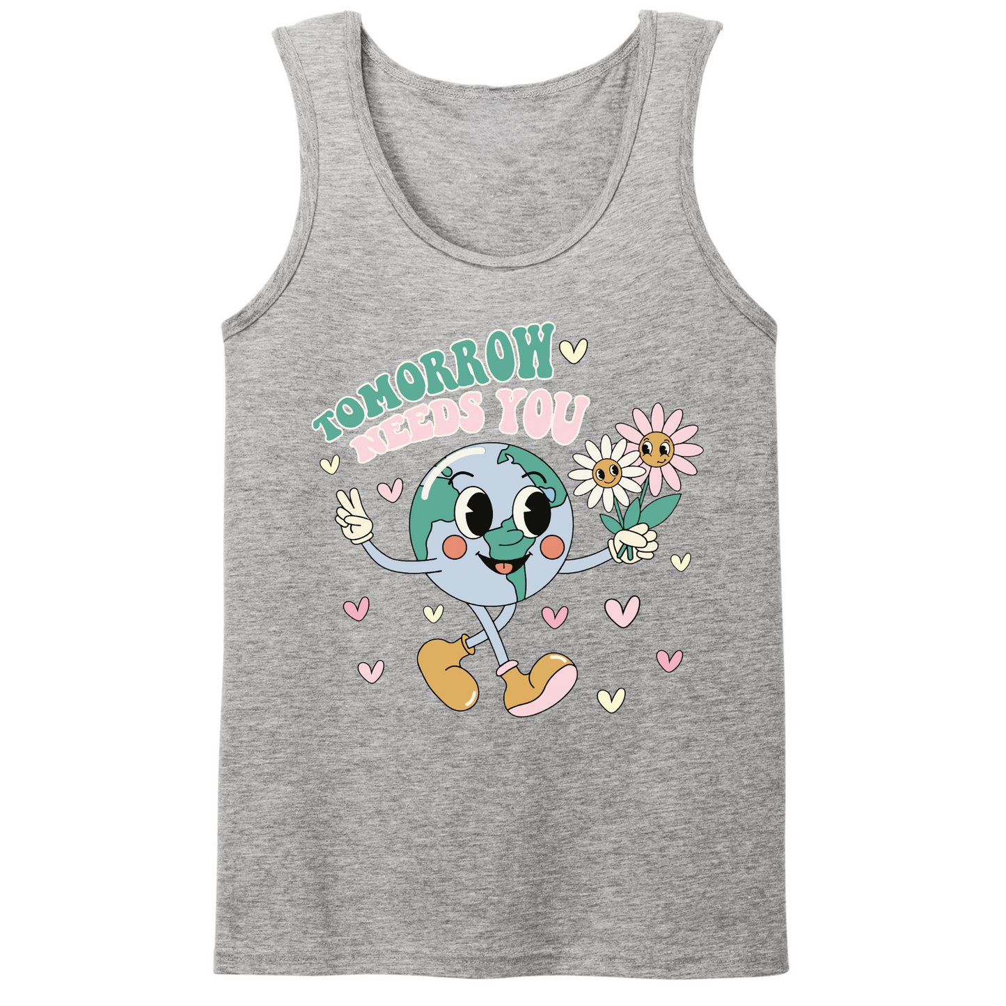 Tomorrow Needs You V2 Mens Tank Top