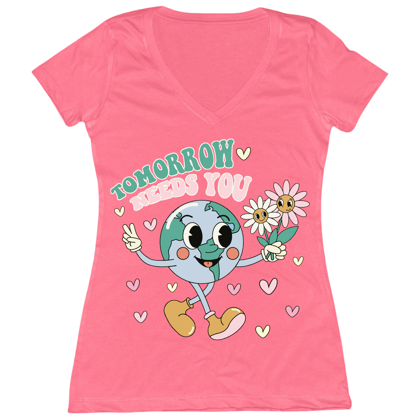 Tomorrow Needs You V2 Womens Vneck